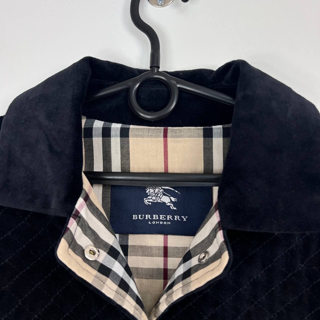 Burberry Burberry London Quilted Jacket Nova Check Lined Navy Size S Size S / US 4 / IT 40 - 2 Thumbnail