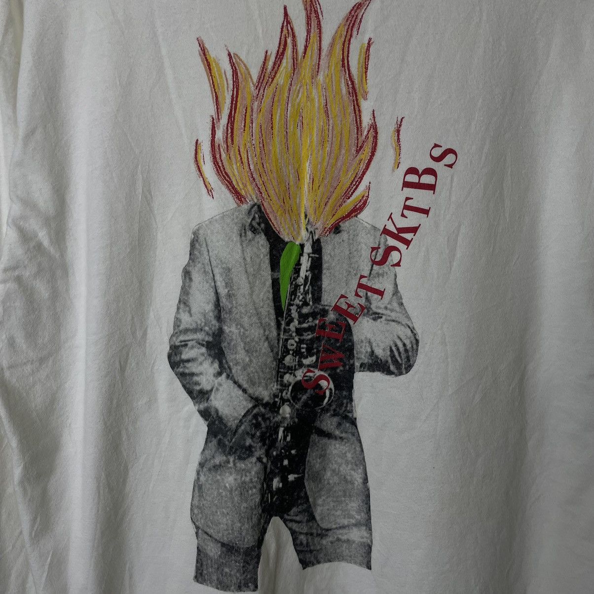 Vintage 1999 Sweet Skateboards SWEET SKTBS L/S Skater T Shirt Size US L / EU 52-54 / 3 - 2 Thumbnail