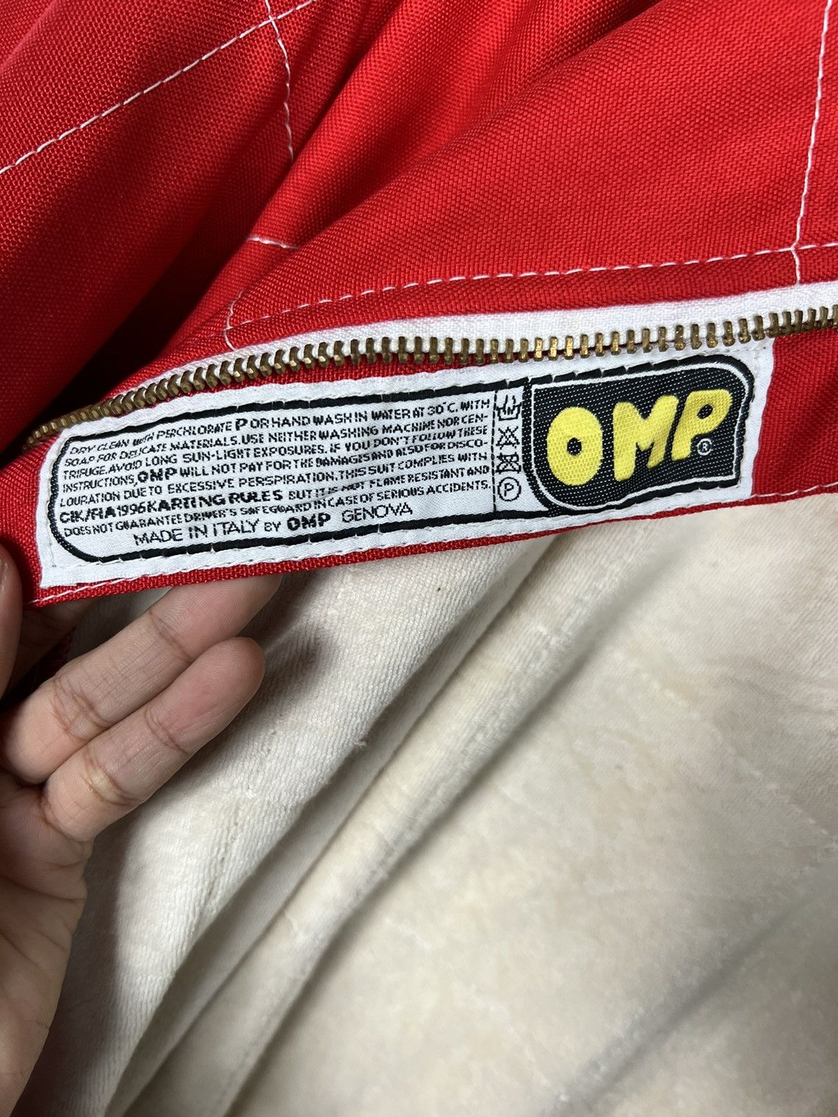 Gear for Sports 🔥 VINTAGE OMP RACING MADE IN ITALY Size US 30 / EU 46 - 17 Thumbnail
