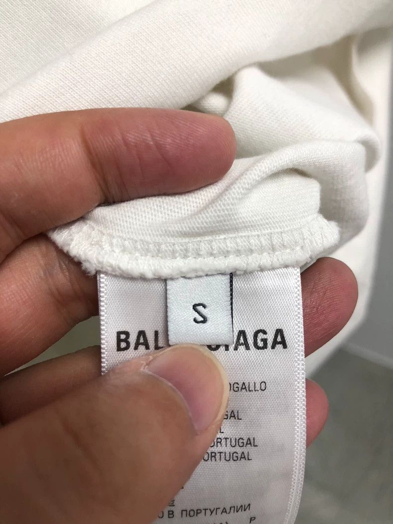 Balenciaga Balenciaga Heart Pattern Short Sleeve T-Shirt White S Size US S / EU 44-46 / 1 - 4 Thumbnail