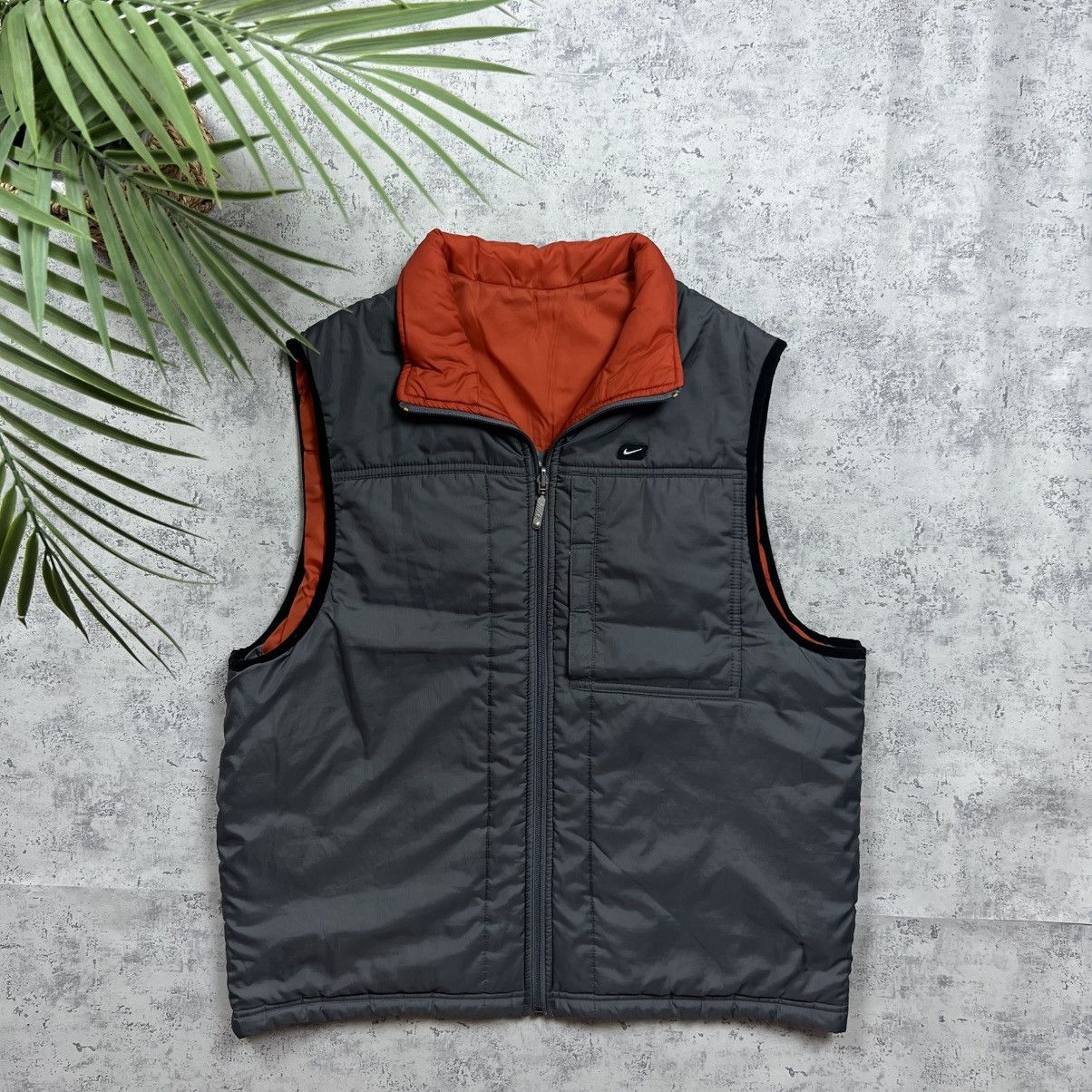 Nike 90s NIKE REVERSIBLE VINTAGE Y2K NYLON RETRO VEST Size US M / EU 48-50 / 2 - 2 Thumbnail