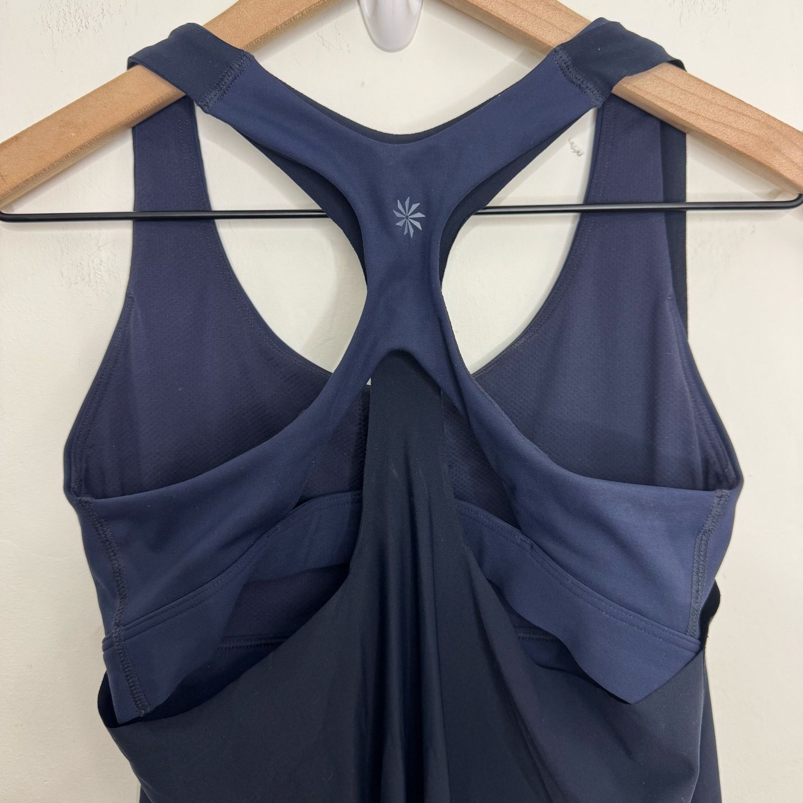 Athleta Athleta Ultimate 2-In-1 Support Top Bra & Tank Black Navy XS Size XS / US 0-2 / IT 36-38 - 4 Thumbnail