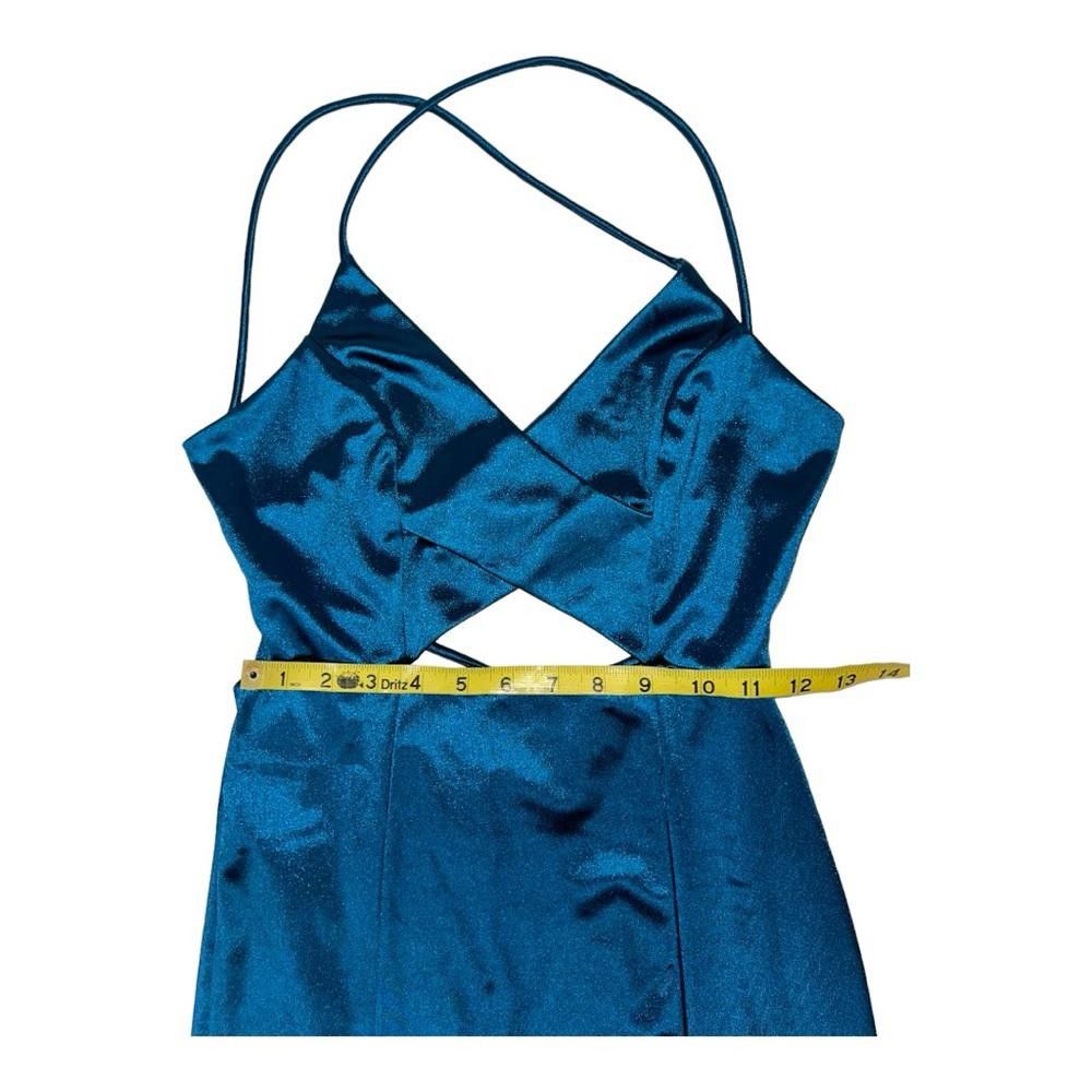 Lulus Lulus l Destined Love Teal Backless Cutout Mermaid Dress S Size S / US 4 / IT 40 - 8 Thumbnail