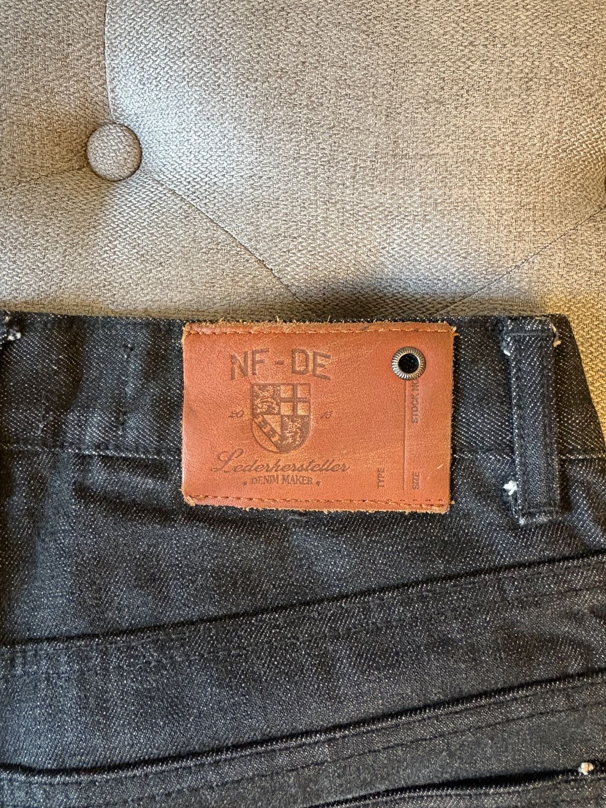 No Faith Studios No Faith Studios Japanese Loose Denim Black Size US 30 / EU 46 - 3 Thumbnail