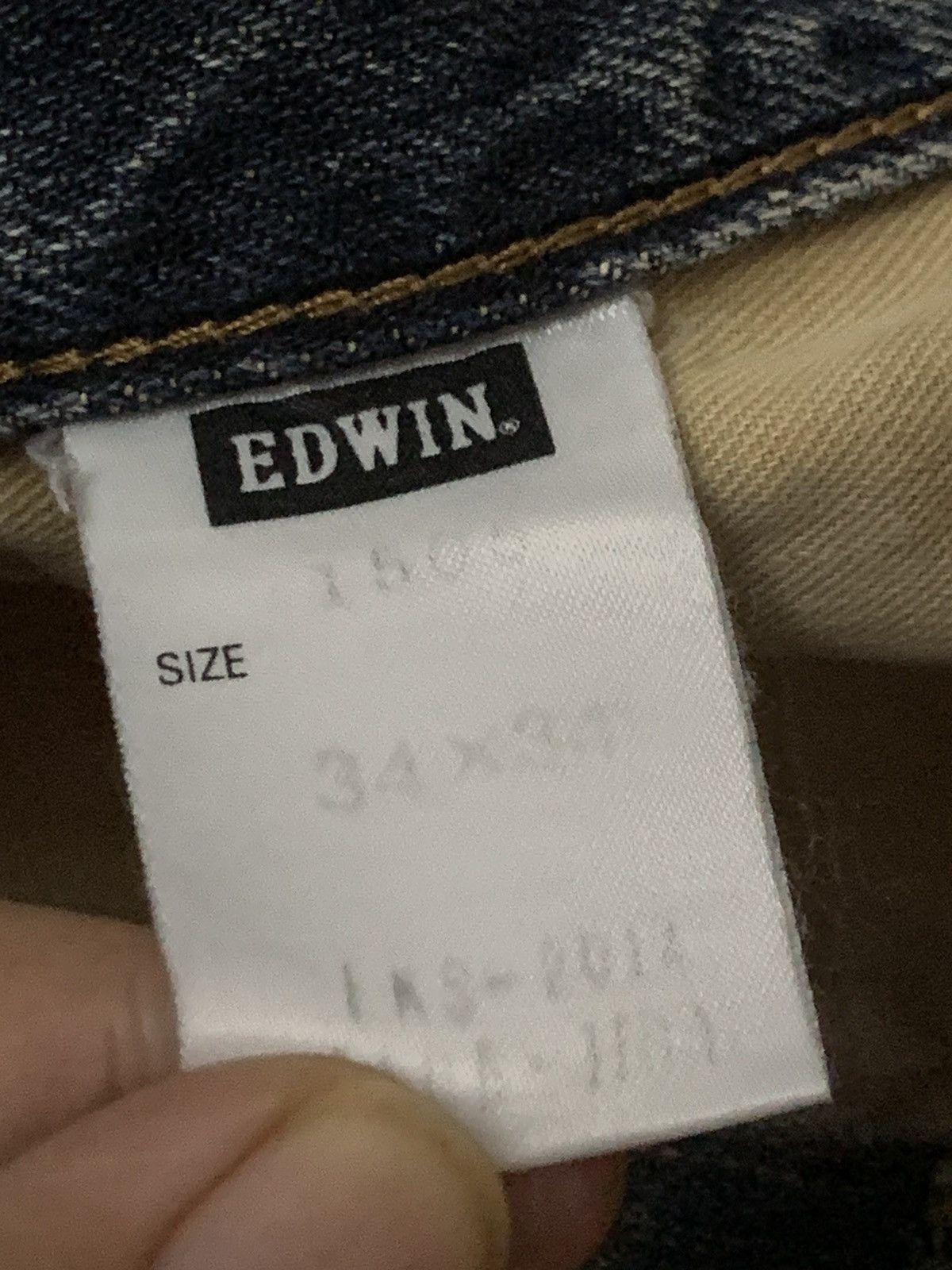 Edwin × Japanese Brand × Vintage Edwin 505Z Flare Selvedge Denim Jeans Size US 34 / EU 50 - 7 Thumbnail