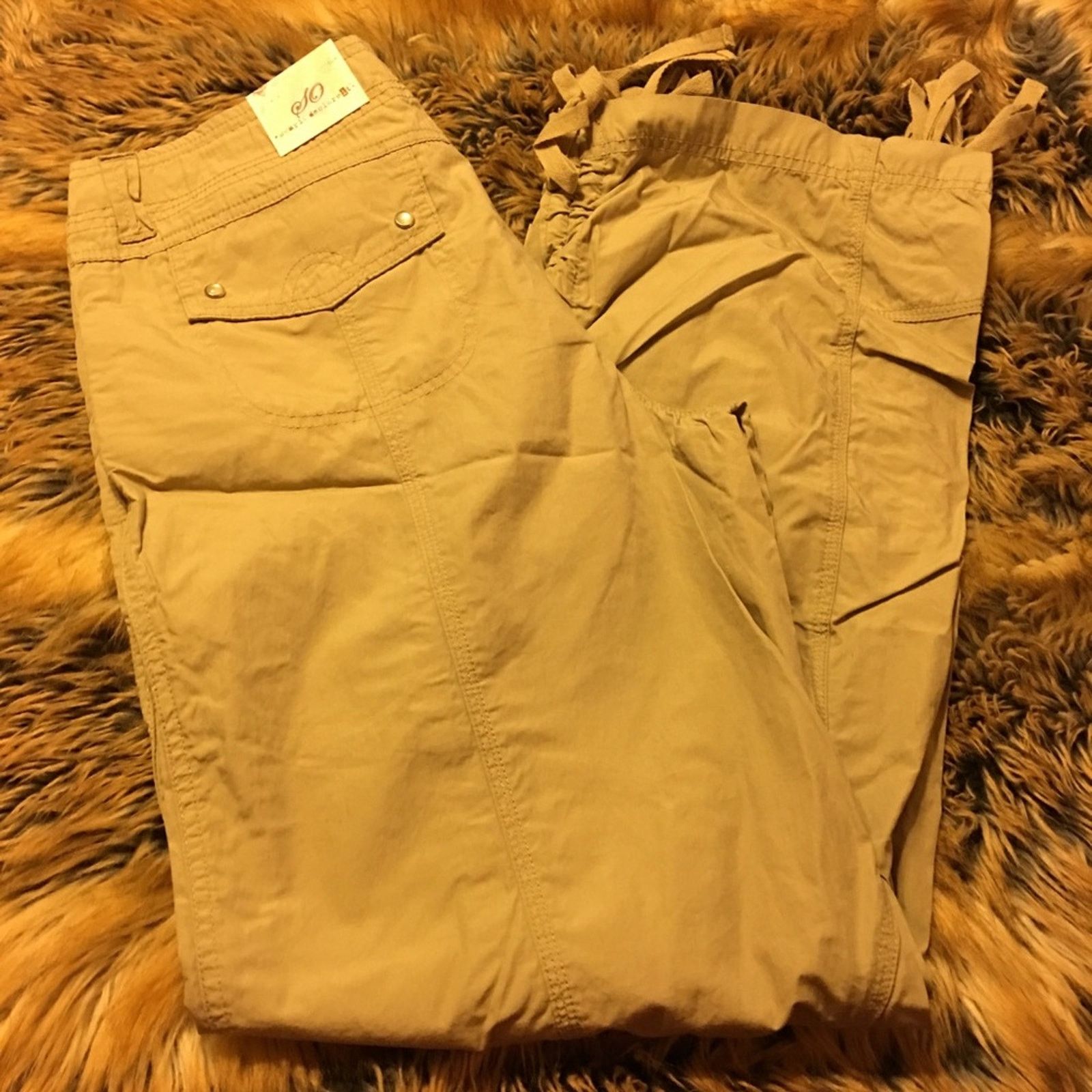 Other SO brand khakis lightweight drawstring NWT 15 Size 36" / US 14 / IT 50 - 1 Thumbnail