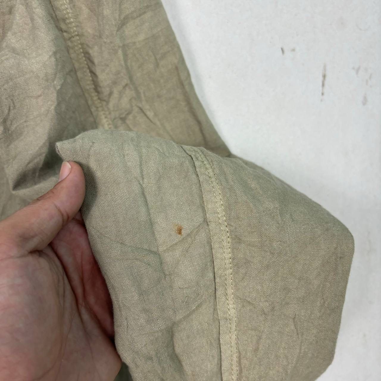 Armani Armani Collezioni 2011 Linen Moto Blazer Jacket 46 Size L / US 10 / IT 46 - 5 Thumbnail