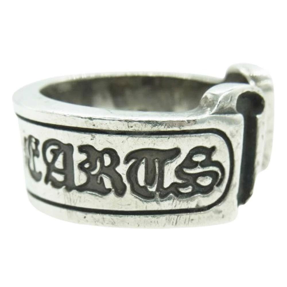 Chrome Hearts 10.5 CHROME HEARTS LARGE SCROLL LABEL RING silver Size ONE SIZE - 4 Thumbnail