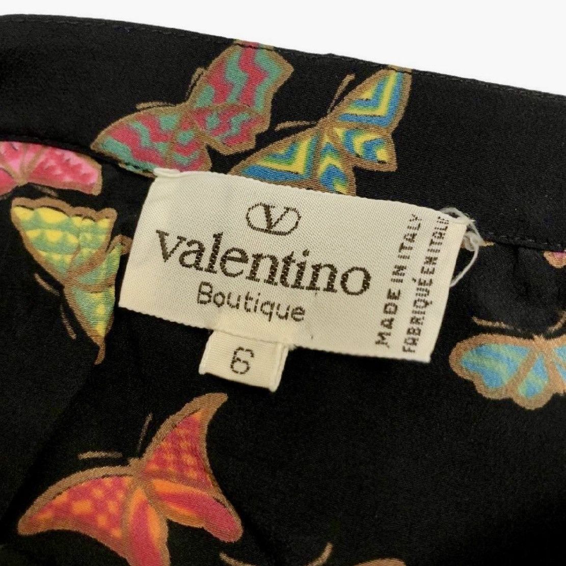 Valentino × Vintage Vintage Valentino Butterfly Ruffle Skirt Size 28" / US 6 / IT 42 - 3 Thumbnail