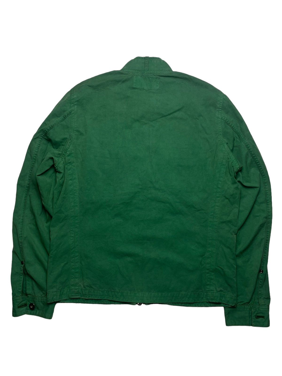 Beams Plus 2000s Beams - Green Biker Jacket Size US M / EU 48-50 / 2 - 14 Thumbnail