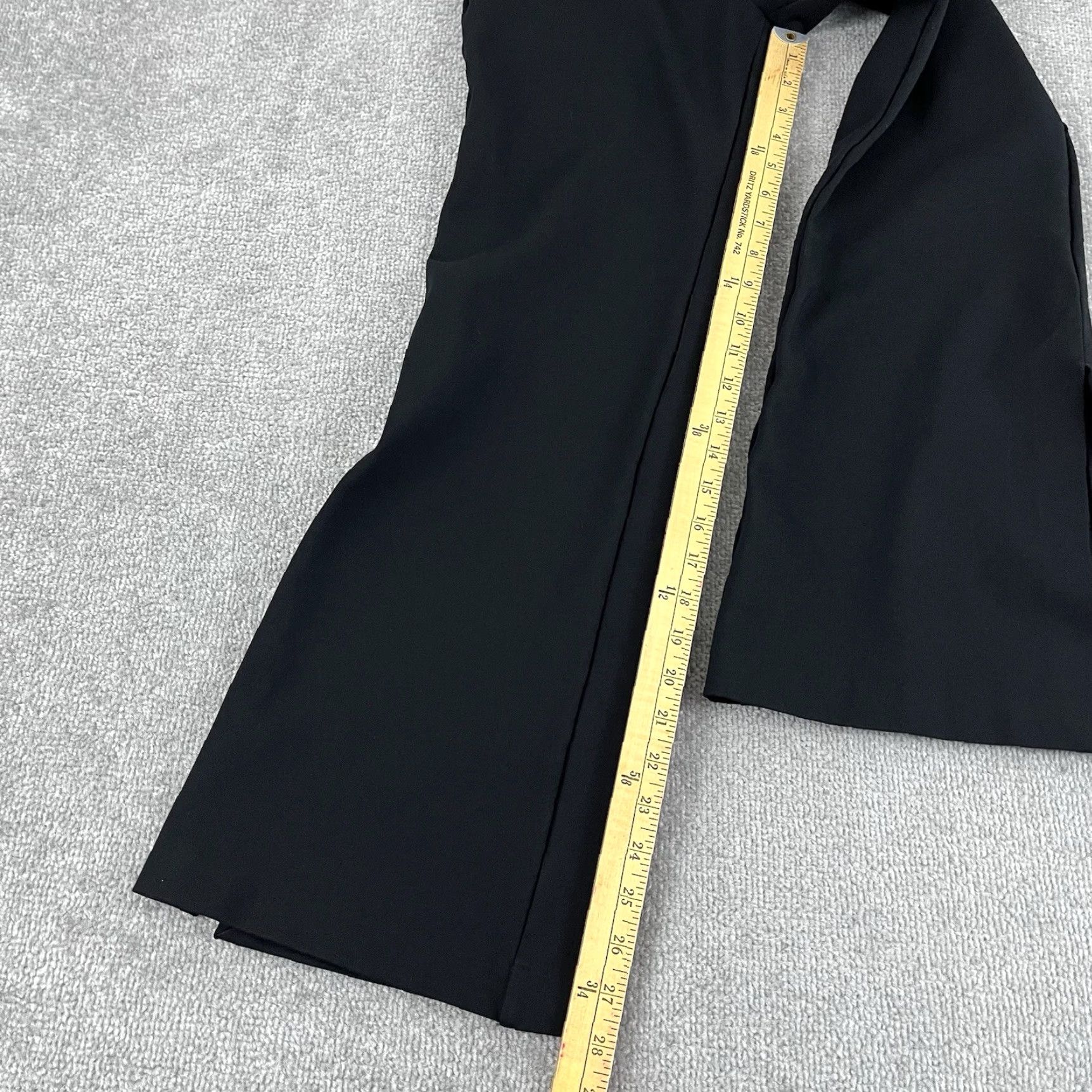 Spanx Spanx Pants Women PS Petite Small Black Flared Wide Leg Lounge Womens Size 28" / US 6 / IT 42 - 5 Thumbnail