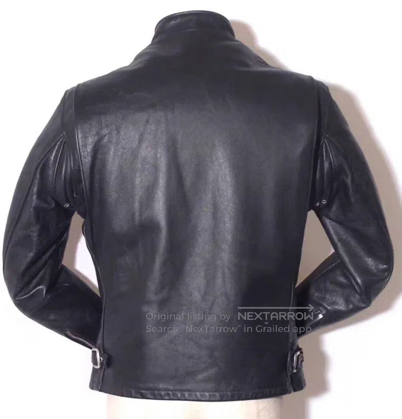 Other Straight stand-up collar leather jacket Size US XS / EU 42 / 0 - 2 Thumbnail