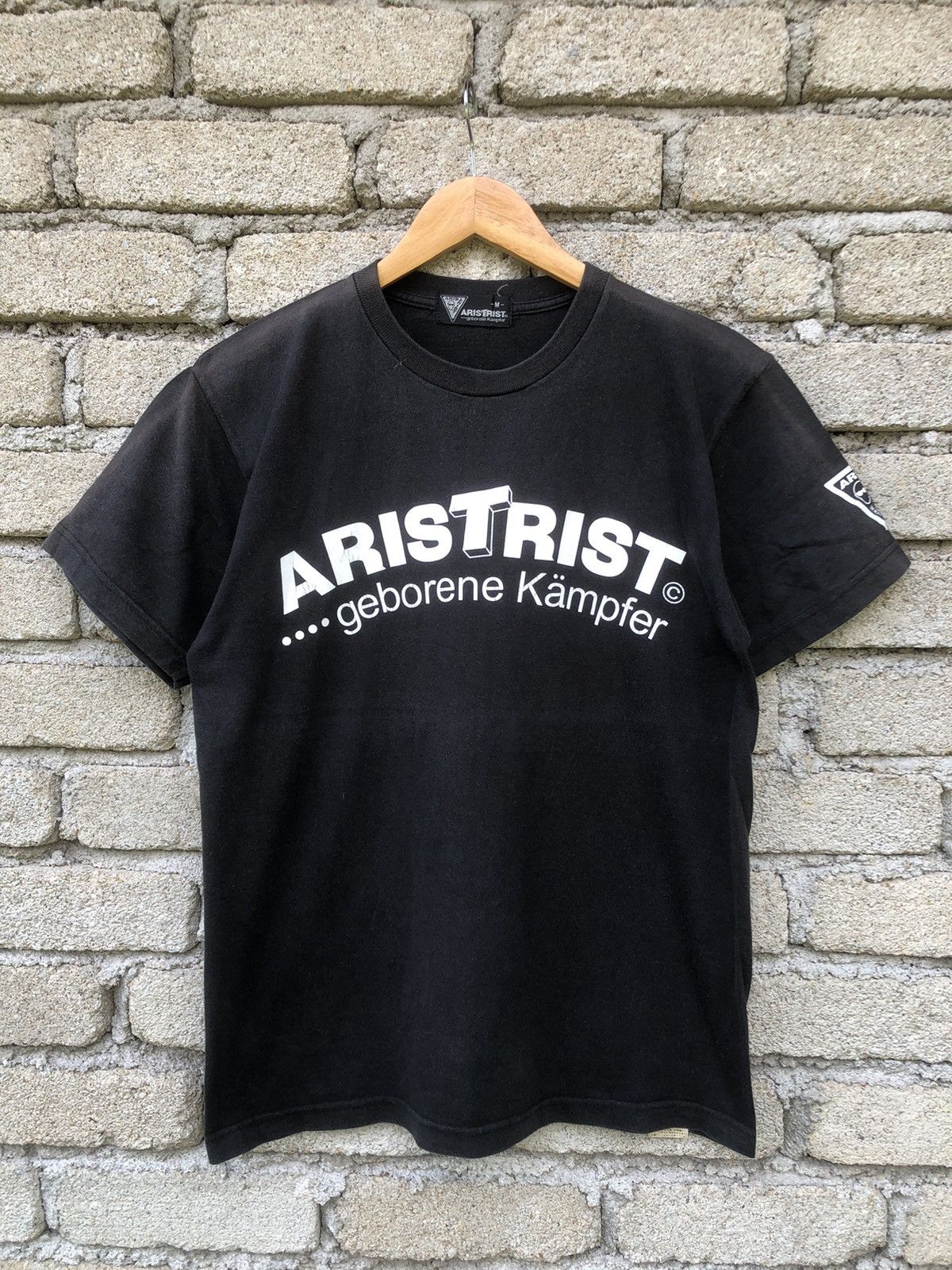 Japanese Brand × Vintage Vintage Sunfaded Aristris Born Fighter by Masahiro Chono Tee Size US M / EU 48-50 / 2 - 1 Thumbnail