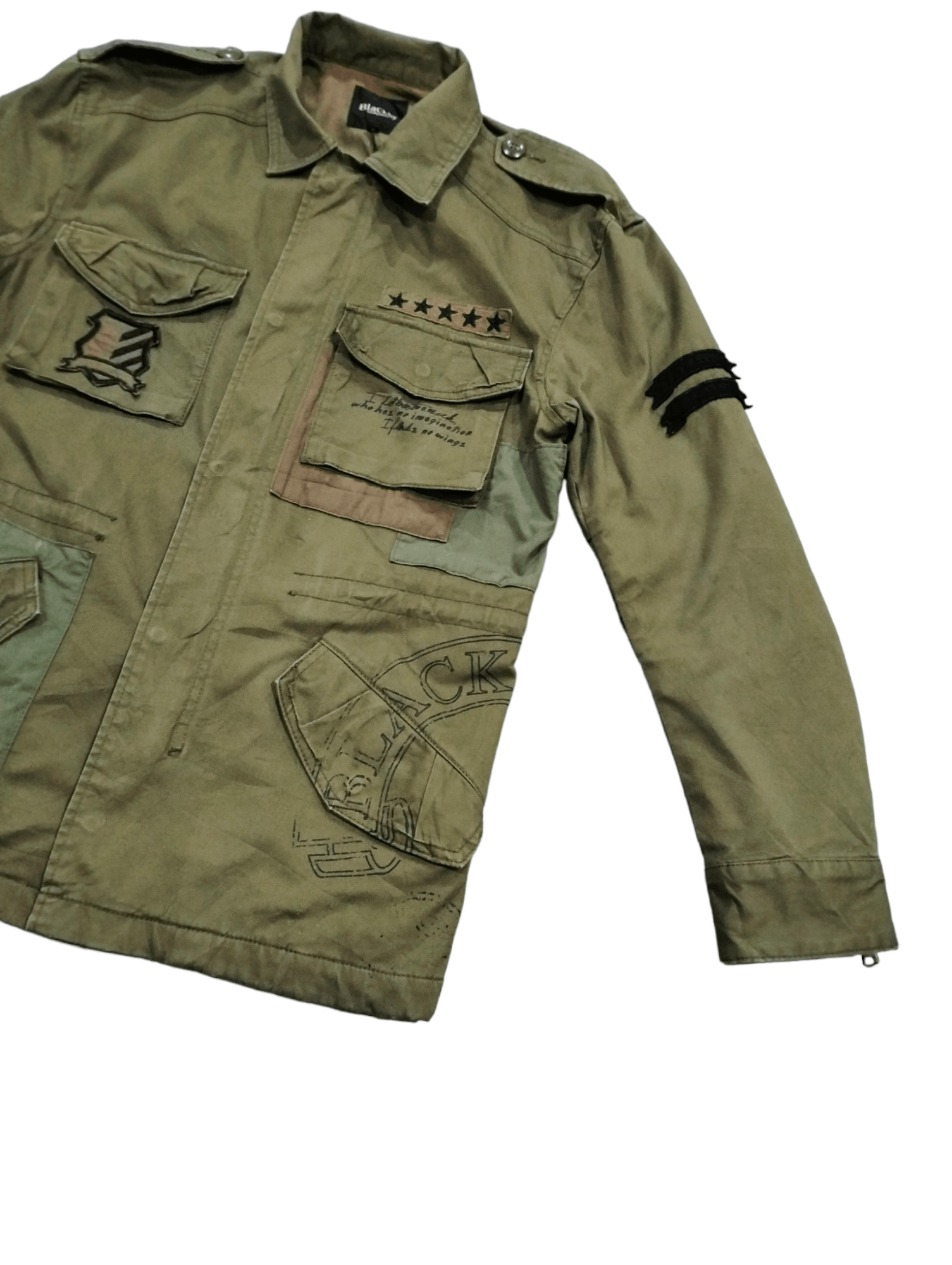 Vanquish Black By Vanquish Military Style Zipper Jacket Size US M / EU 48-50 / 2 - 10 Thumbnail