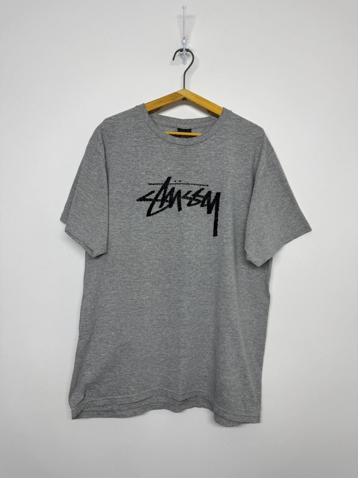 Stussy Vintage Y2k Stussy Big Logo T-Shirt 00’s Size US M / EU 48-50 / 2 - 1 Thumbnail