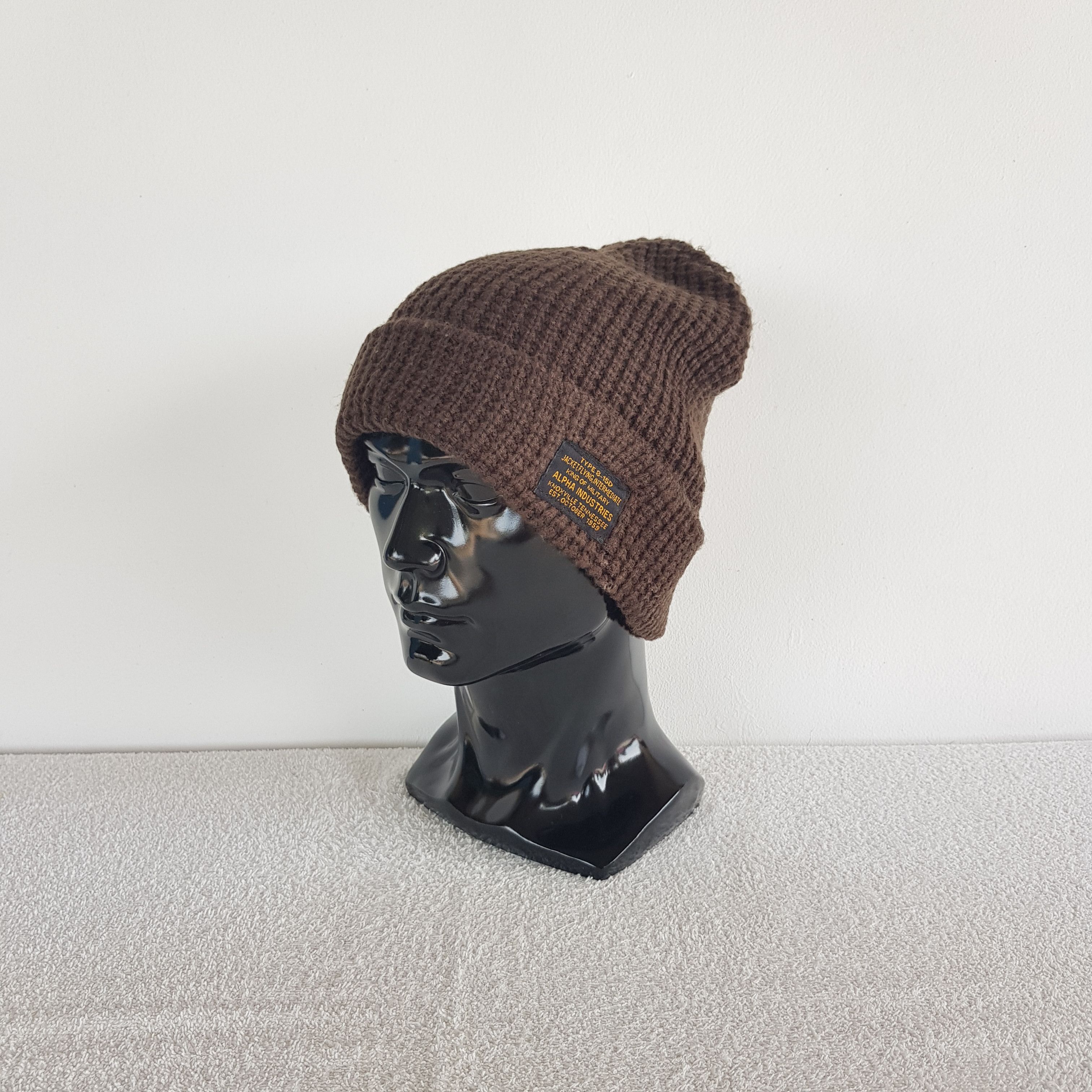 Alpha Industries Vintage Alpha Industries Beanie Snow Caps Hats Size ONE SIZE - 1 Thumbnail