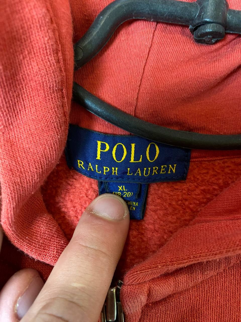 Polo Ralph Lauren × Vintage Size XL (18-20) Polo Ralph Lauren Zip Up Hoodie Size US XL / EU 56 / 4 - 2 Thumbnail