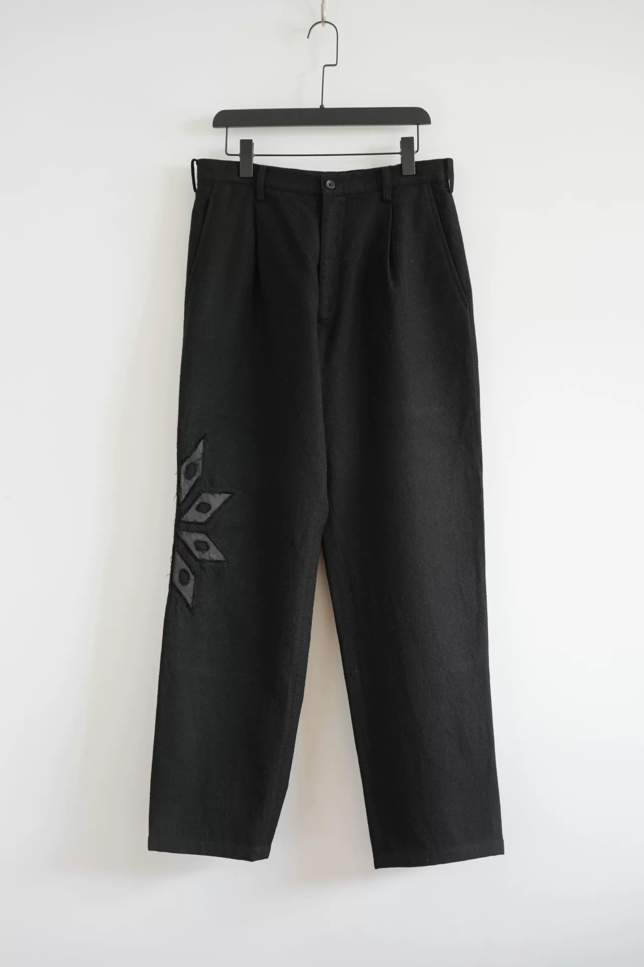 Yohji Yamamoto yohji yamamoto leather flower trousers Size US 30 / EU 46 - 1 Thumbnail