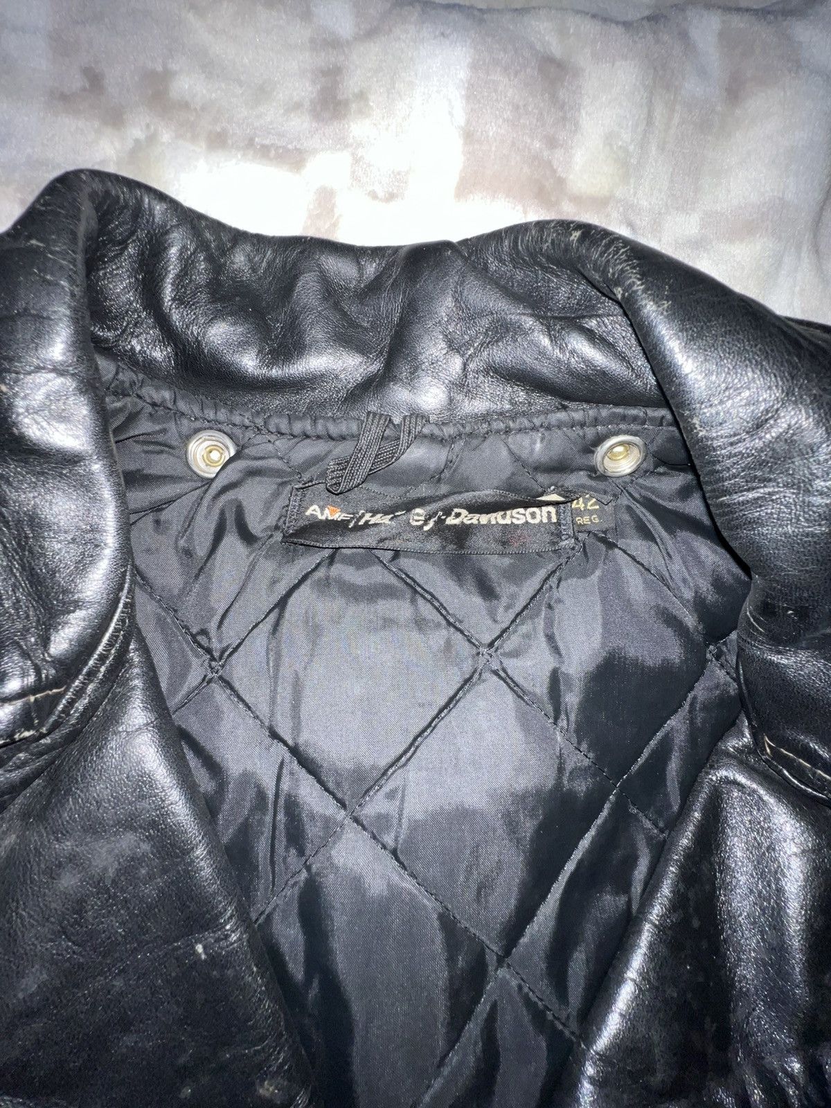 Harley Davidson Harley Davidson AMF Leather Jacket Size US L / EU 52-54 / 3 - 2 Thumbnail