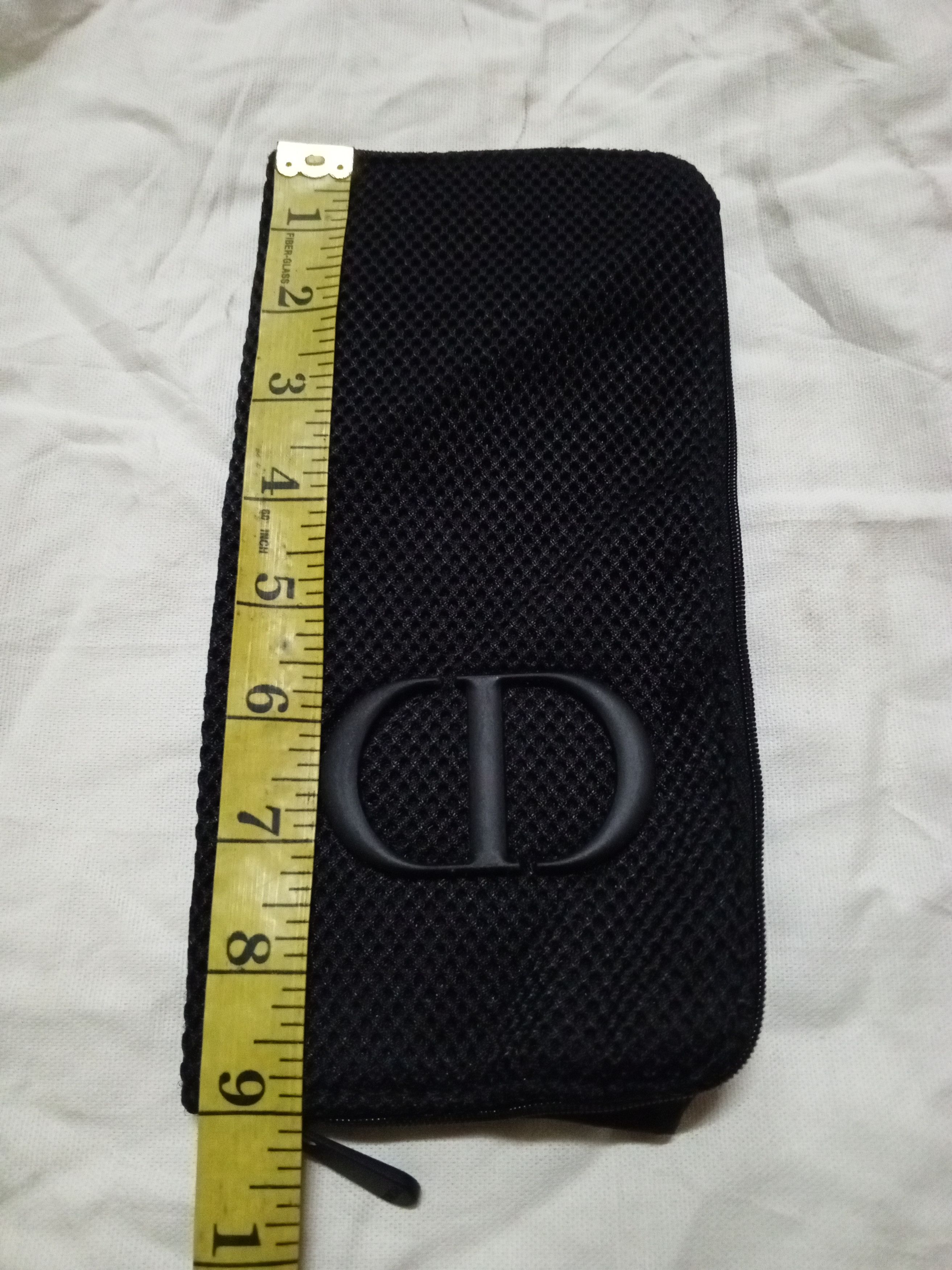 Dior Christian Dior Brush Holder Mesh Pouch Black Logo 12×23×1cm Size ONE SIZE - 13 Thumbnail