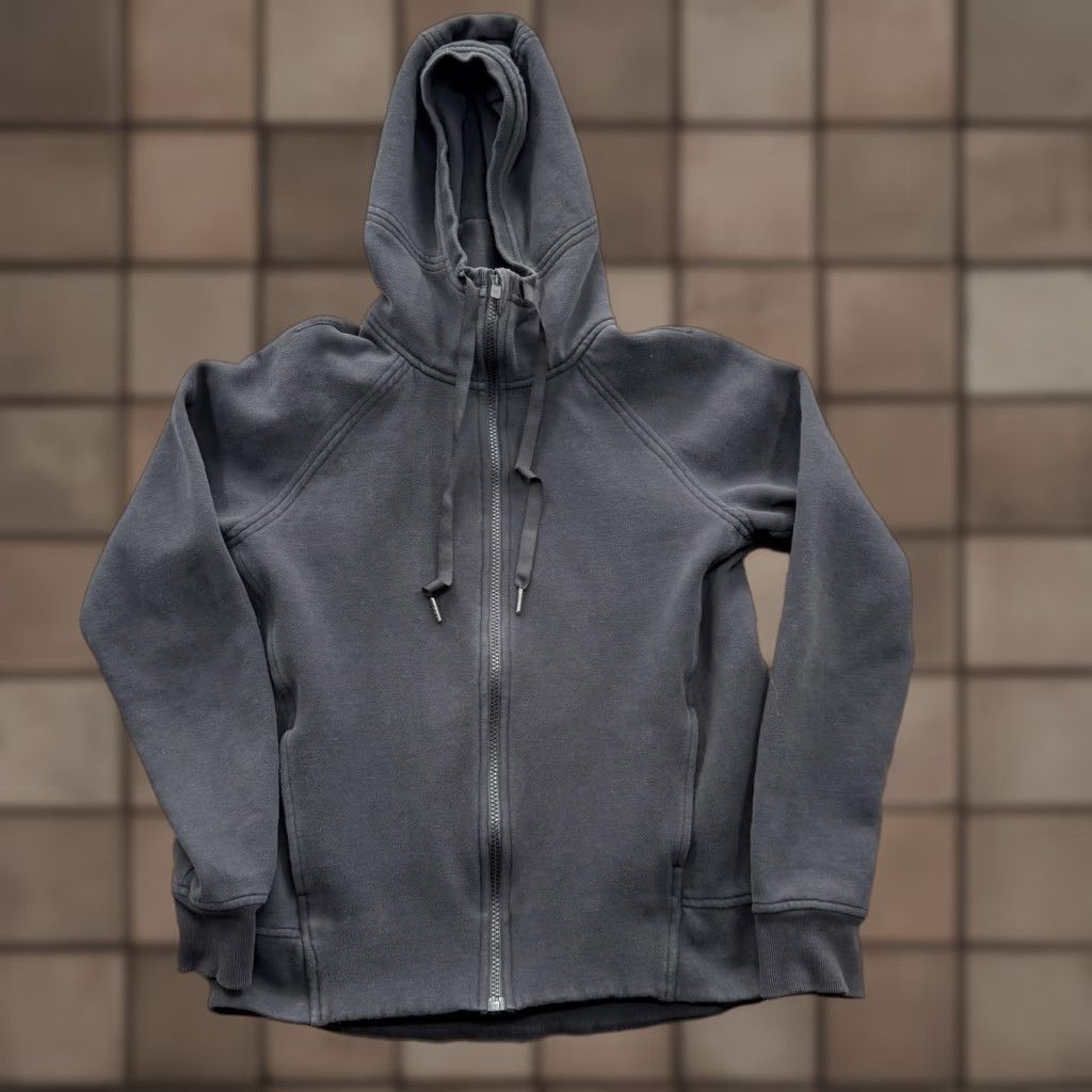 Lululemon Lululemon Scuba Hoodie Womens 8 Black Full Zip Fleece High Neck Sweatshirt Size M / US 6-8 / IT 42-44 - 1 Thumbnail