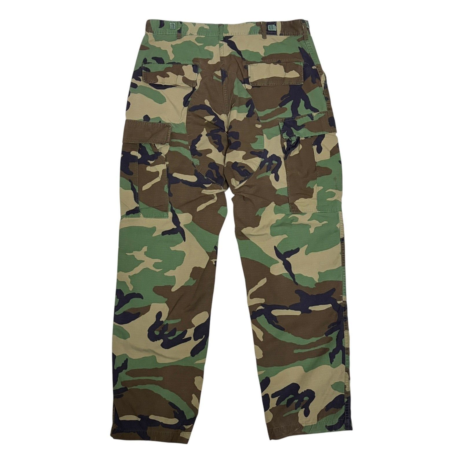 Other US ARMY Camo Cargo Pants Woodland Combat Vintage Medium Size US 34 / EU 50 - 2 Thumbnail