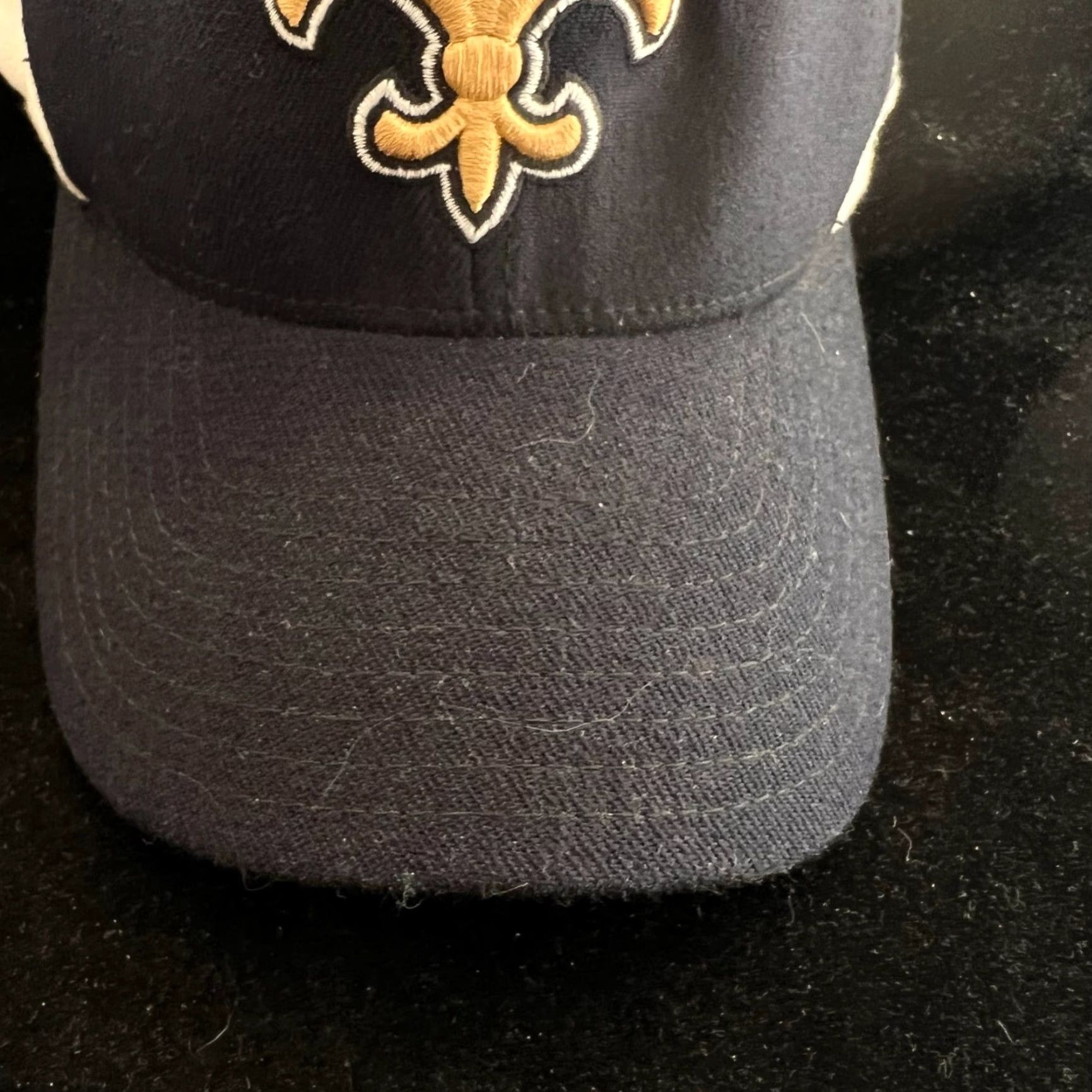 Reebok VINTAGE Reebok Hat Sports Black Knit Trucker Mens Size L/XL Embroidered New Orleans Saints Size ONE SIZE - 4 Thumbnail