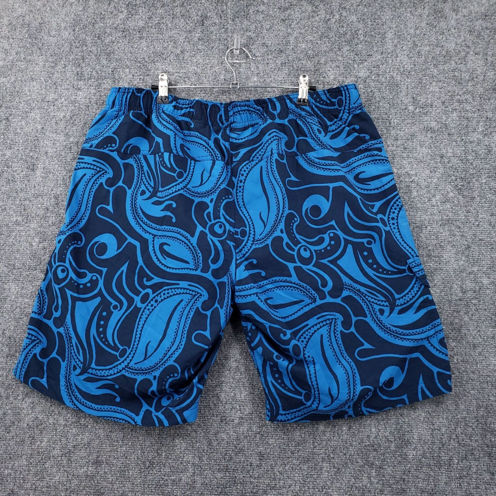 Eddie Bauer Eddie Bauer Sweat Shorts Mens XL Black Leaf Print Drawstring Nylon Shorts Mens XL Black Leaf Print Sweat Shorts Size US 36 / EU 52 - 3 Thumbnail