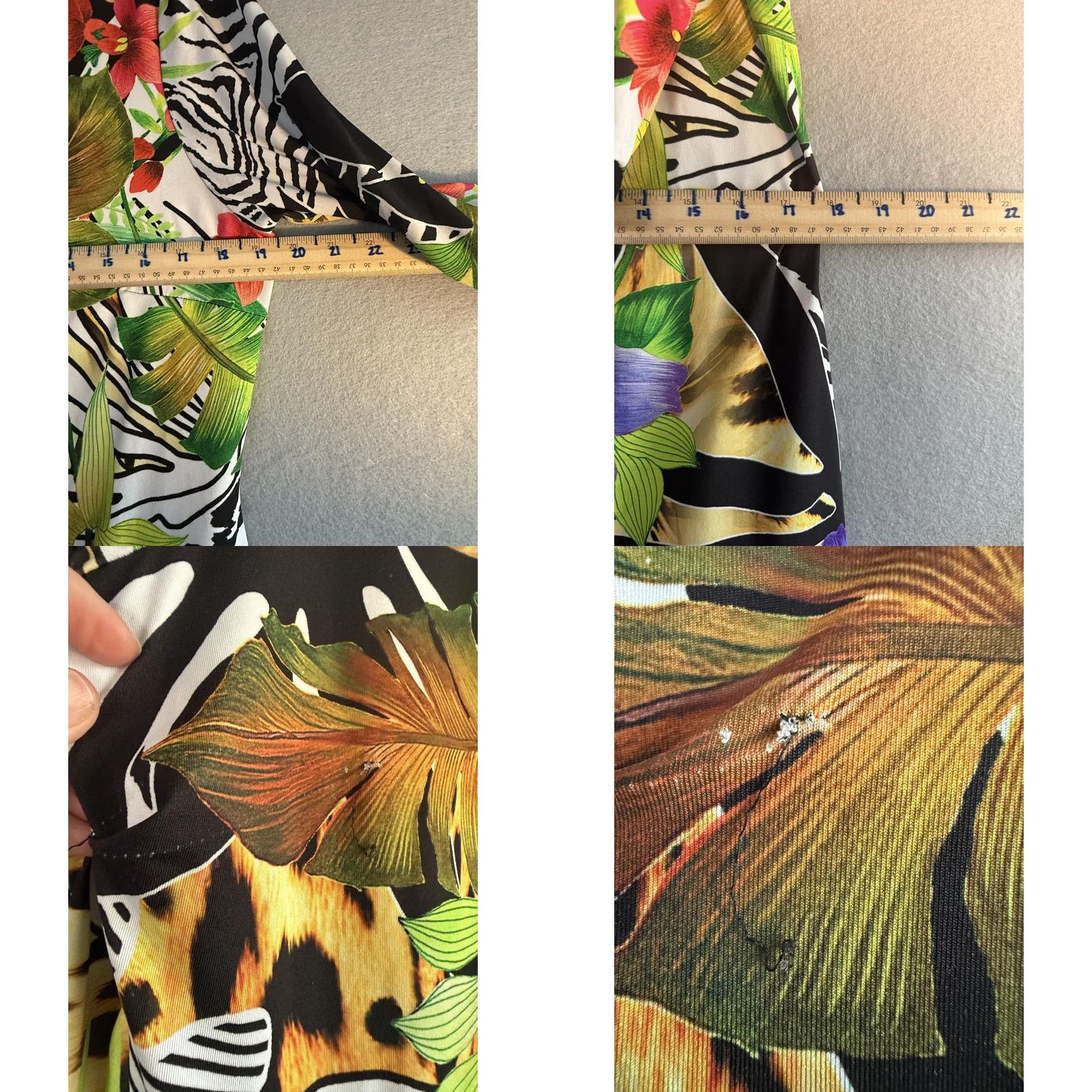 Joseph Ribkoff Joseph Ribkoff Dress Womens 14 Tropical Floral Animal Print Shift 3/4 Sleeve Multicolor Casual Party/Cocktail Travel Pullover Pointe Audience Womens Size XL / US 12-14 / IT 48-50 - 8 Thumbnail