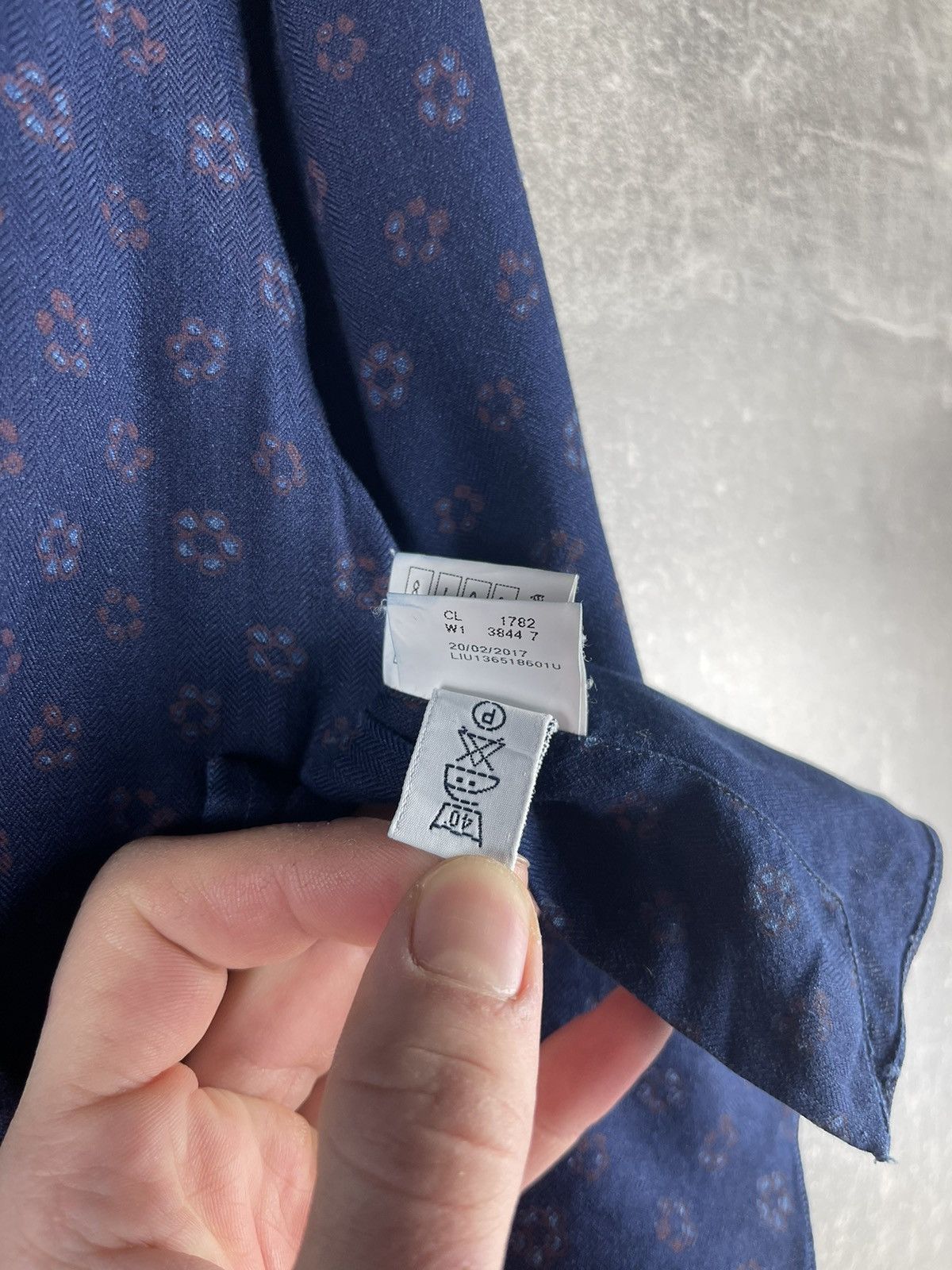 Barba Napoli Barba Napoli Patterned Cotton Shirt Men’s Size 40 Size US M / EU 48-50 / 2 - 10 Thumbnail