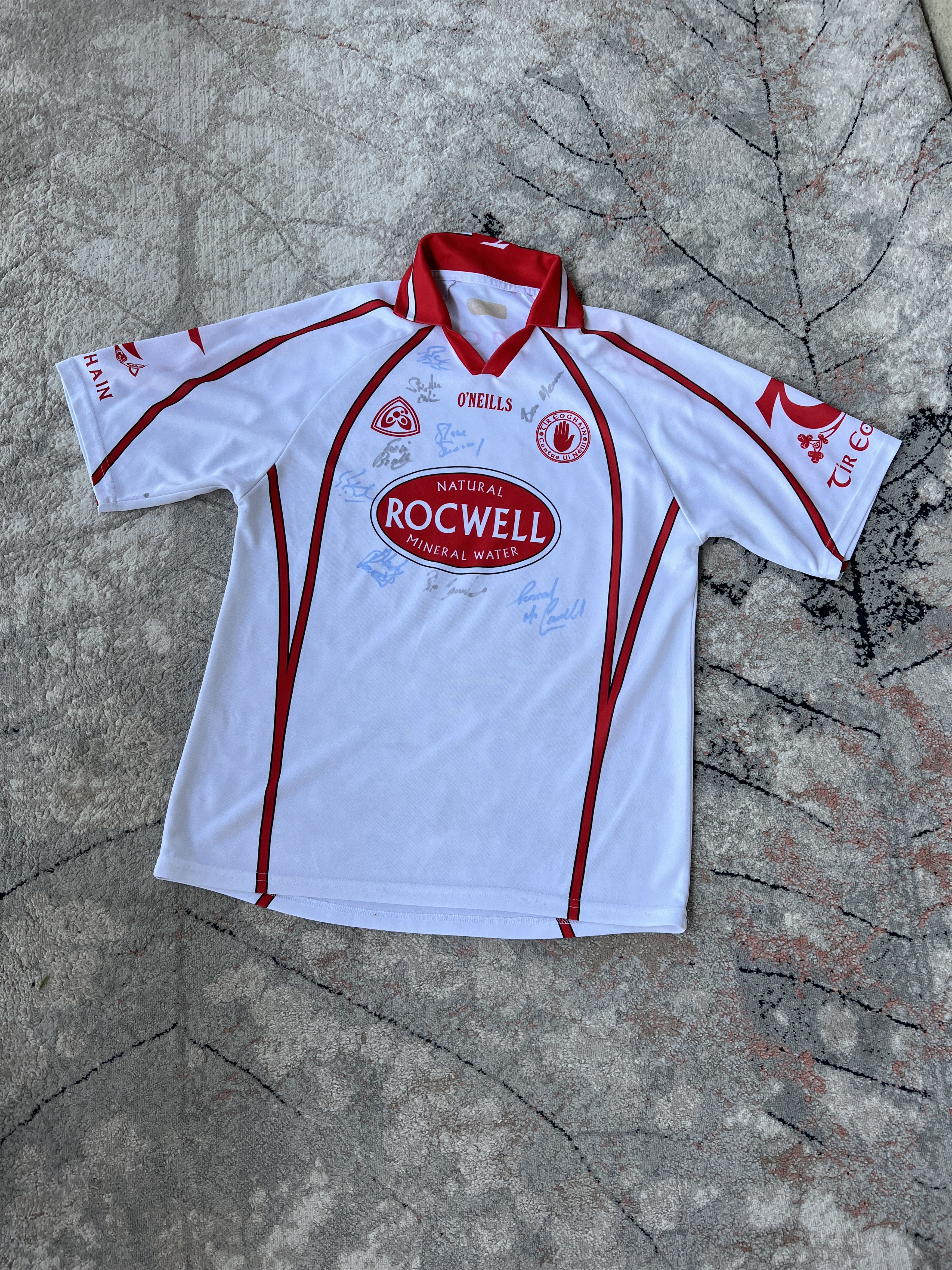 Tyrone GAA O'Neills Jersey With Signatures