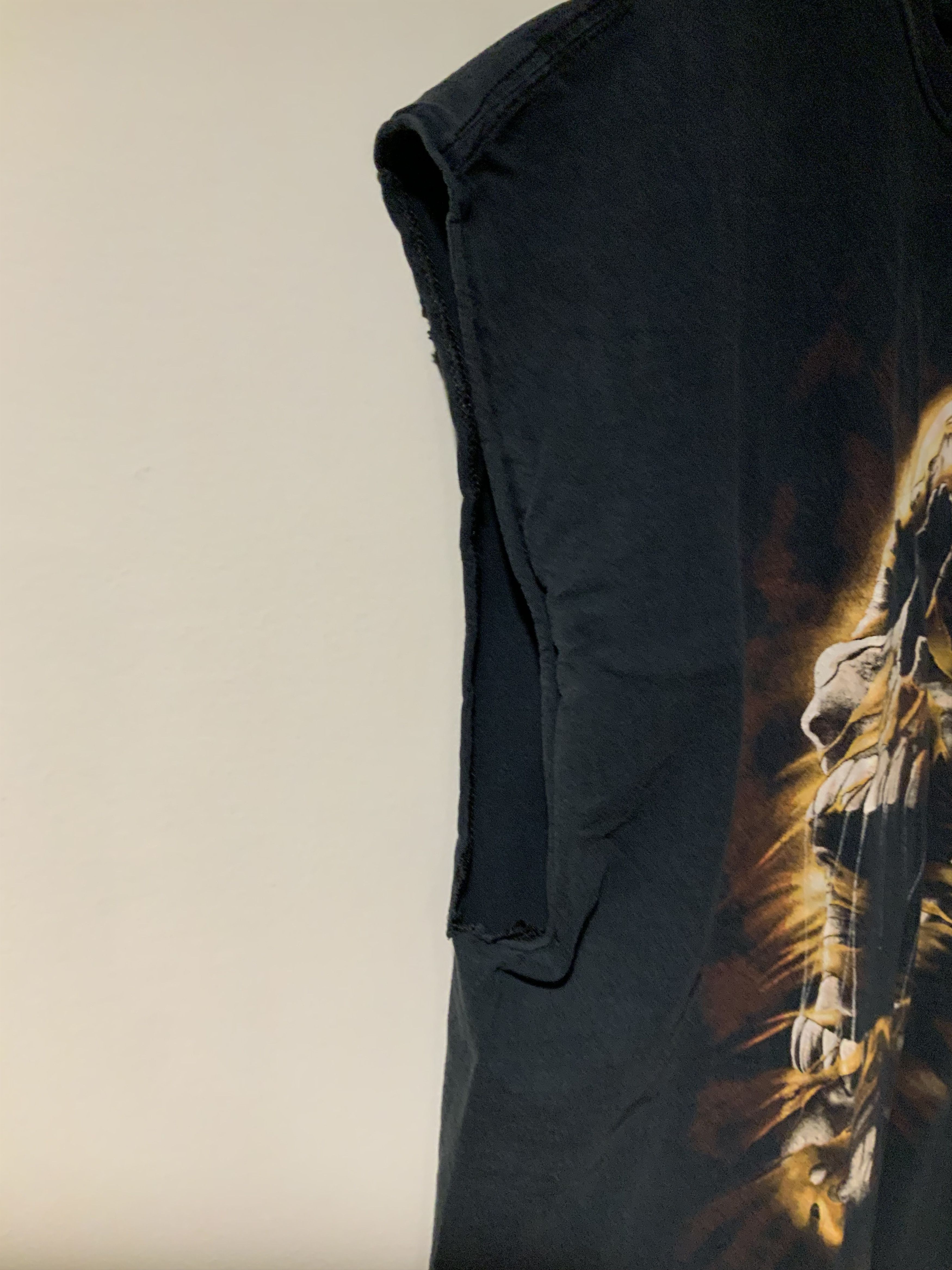 Affliction × Vintage Vintage Y2K Skull Skeleton Affliction Sleeveless T-shirt Size US XXL / EU 58 / 5 - 6 Thumbnail