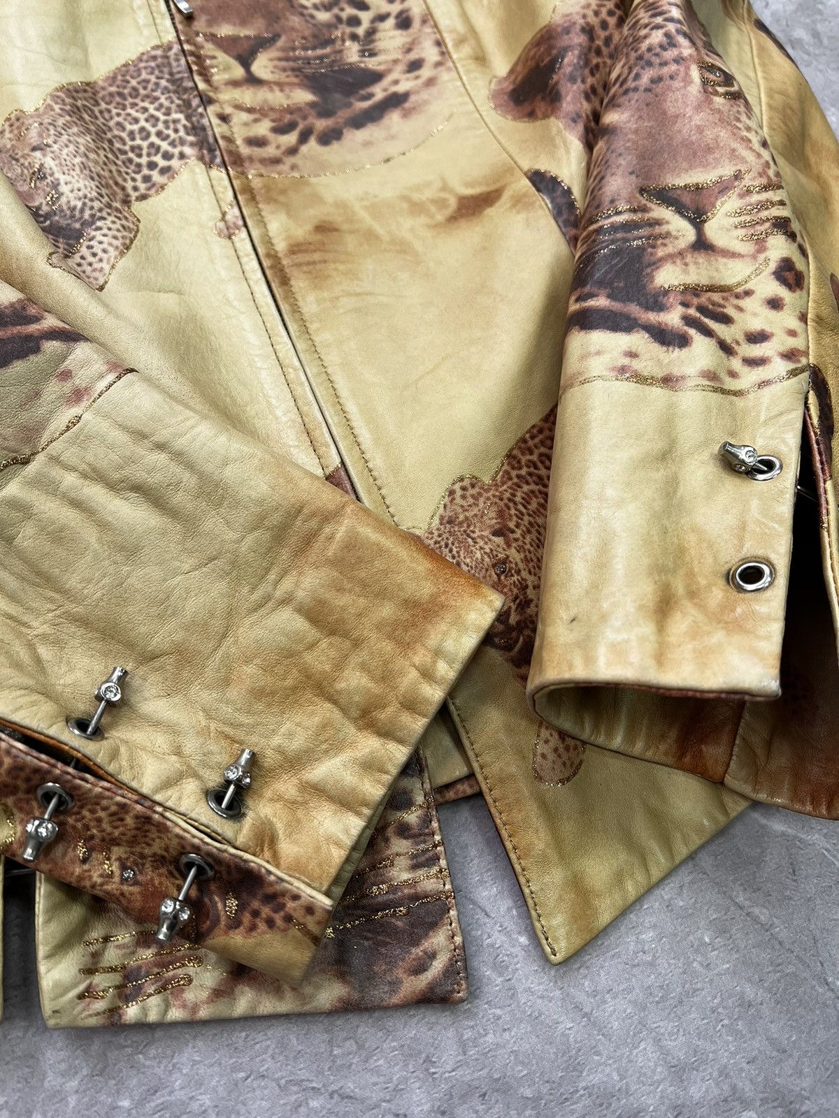 If Six Was Nine × Japanese Brand SALE✅✅MAISON MARGIELA STYLE LEATHER WOMAN LEATHER JACKET Size M / US 6-8 / IT 42-44 - 10 Thumbnail