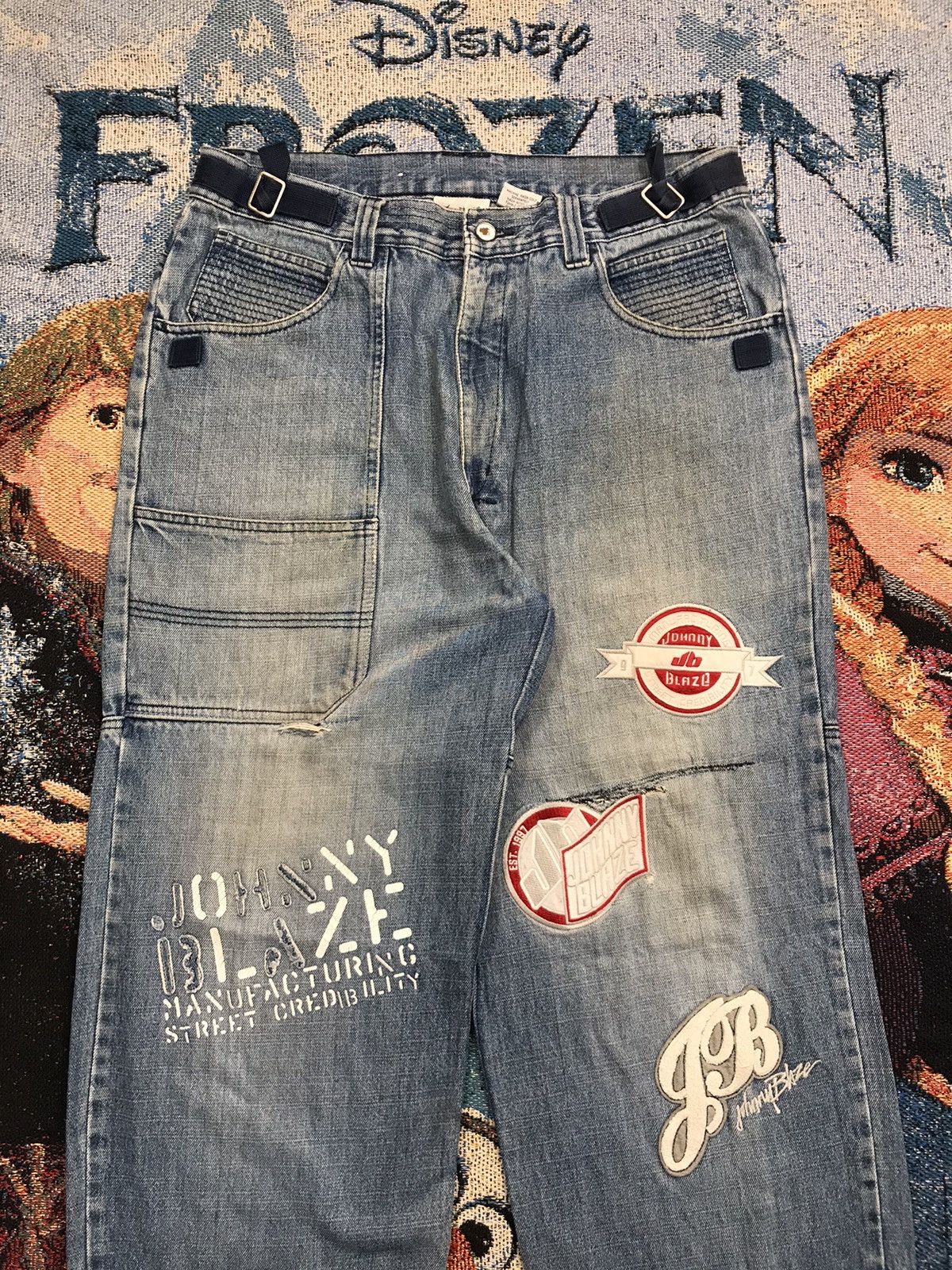 Other Vintage johnny blaze patched work denim Size US 36 / EU 52 - 5 Thumbnail
