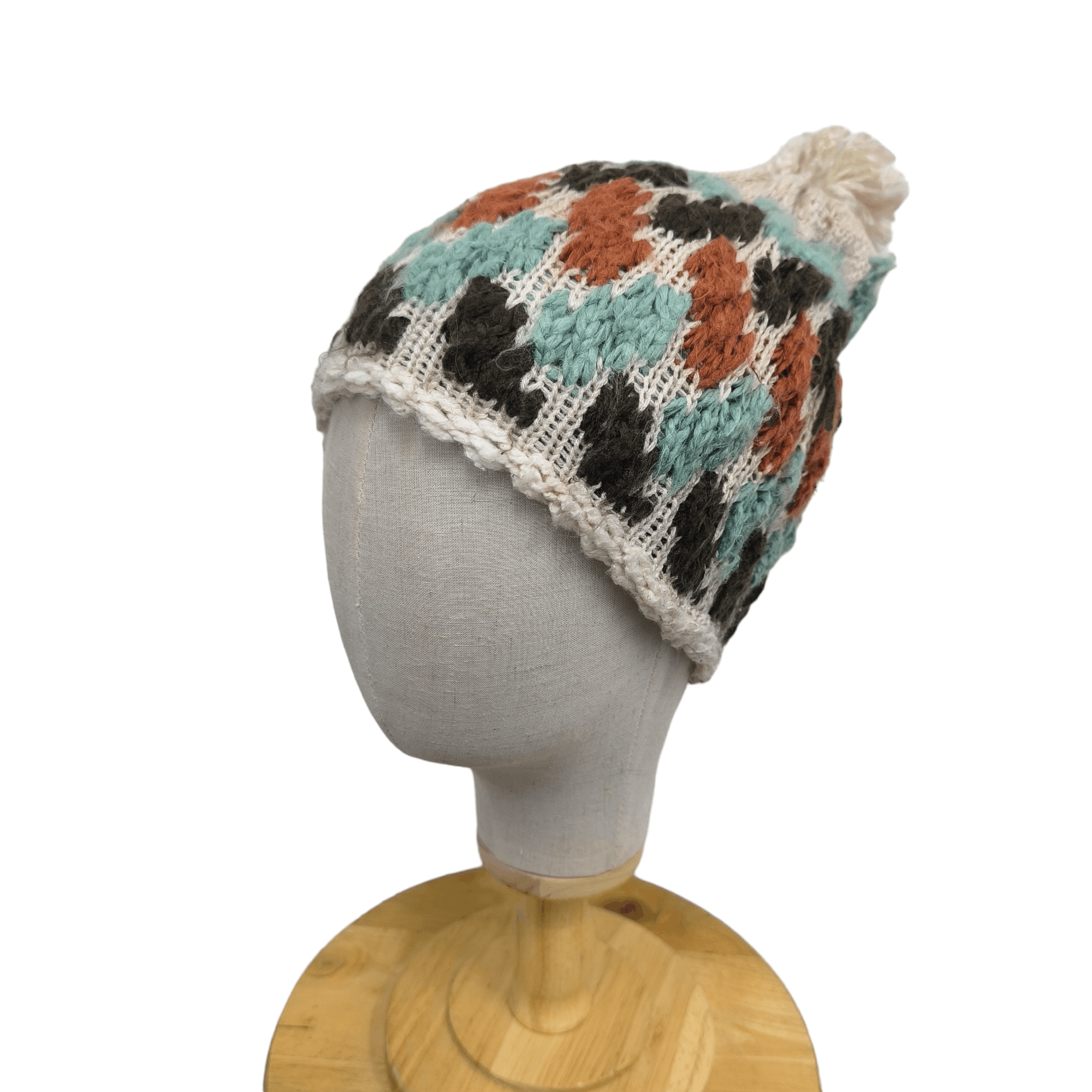 Japanese Brand 🌟Japanese brand E.A.B art multicolor pull on beanie hat Size ONE SIZE - 1 Thumbnail