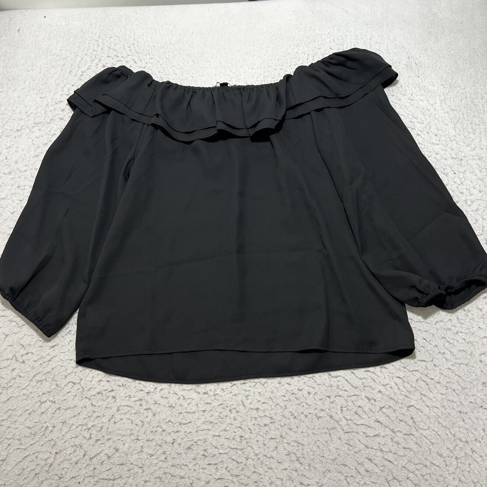 J.Crew J. Crew Mercantile Ruffle Convertible Off Shoulder Blouse Size M / US 6-8 / IT 42-44 - 8 Thumbnail