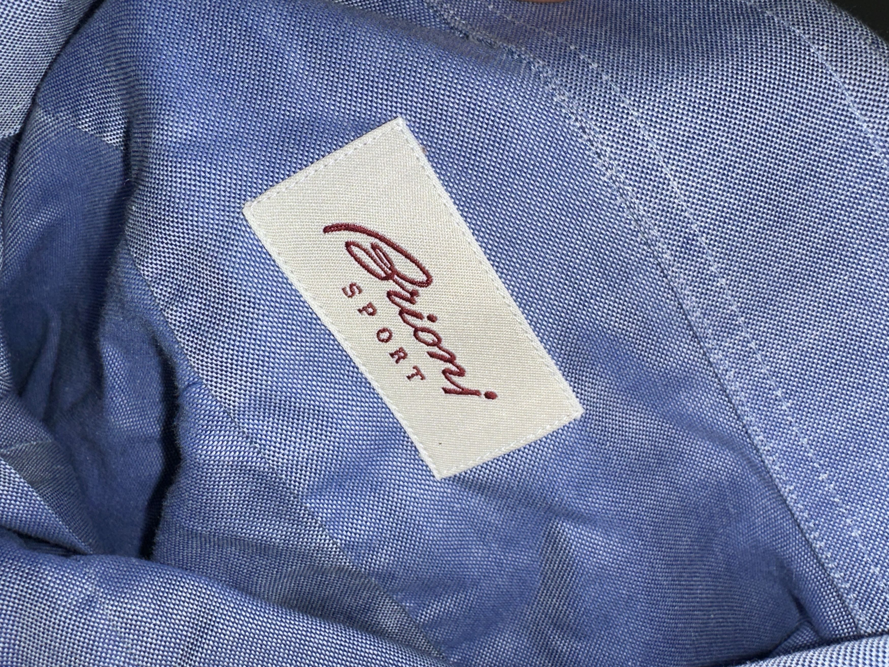 Brioni Brioni Sport Reflective Cotton Oxford Shirt Luxury 16 41 L Size US L / EU 52-54 / 3 - 5 Thumbnail