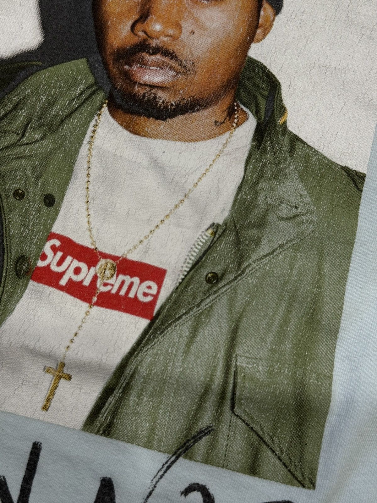 Supreme Supreme FW17 Nas Photo Tee Size US M / EU 48-50 / 2 - 6 Thumbnail