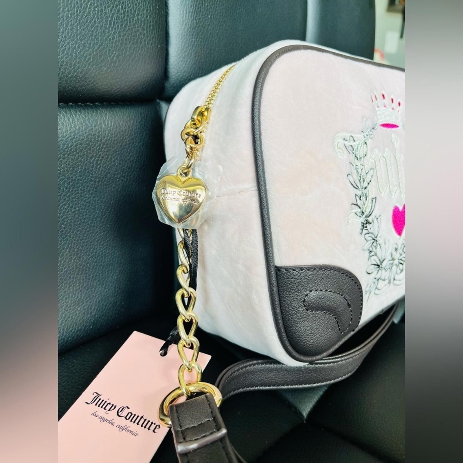 Juicy Couture Jeans Juicy Couture Pink Heritage Crossbody Bag NWT Size ONE SIZE - 2 Thumbnail