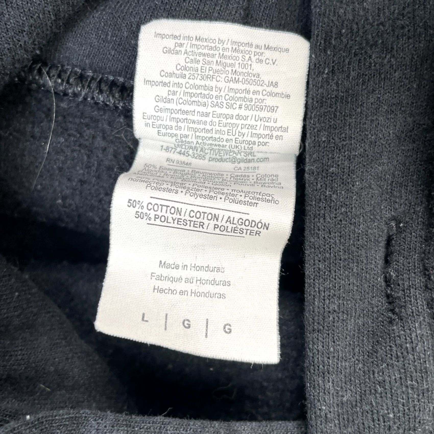 Gildan Jeep Hoodie Mens Large Black Car Logo Cotton Fleece Kangaroo Pockets Pullover Size US L / EU 52-54 / 3 - 4 Thumbnail