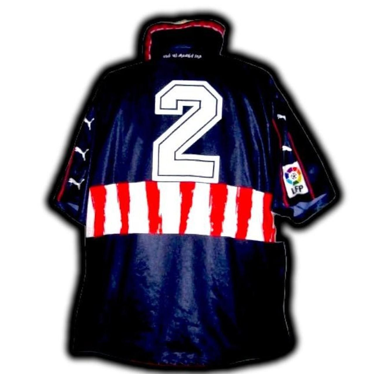 Puma Match Worn Atletico Madrid Spain 1997 1998 Away Shirt Jersey Size US XL / EU 56 / 4 - 2 Thumbnail