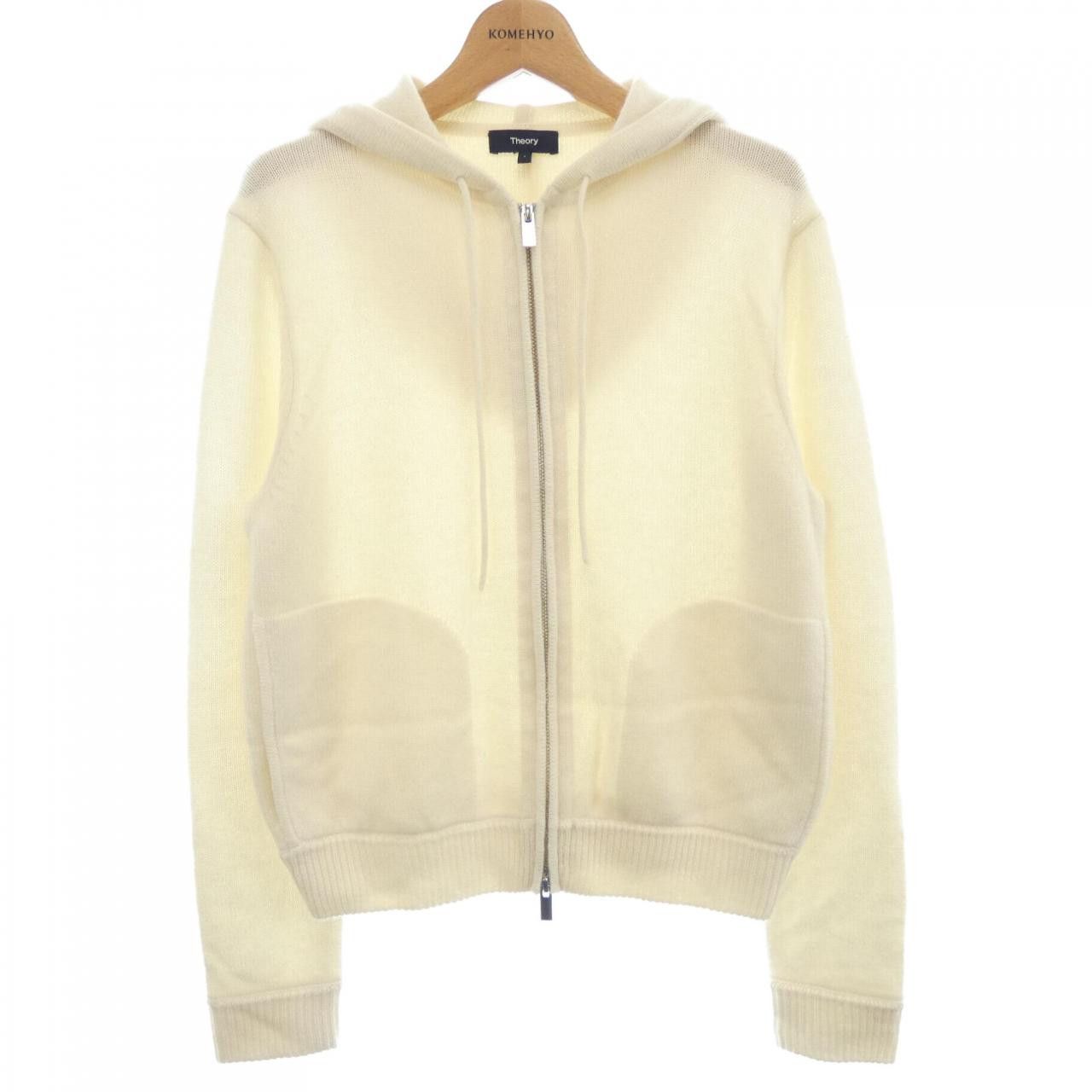 Theory Theory Theory Cashmere Blend Hoodie Textile Sweatshirts & Hoodies 01-5403703 DUTY FREE for USA Size ONE SIZE - 1 Thumbnail