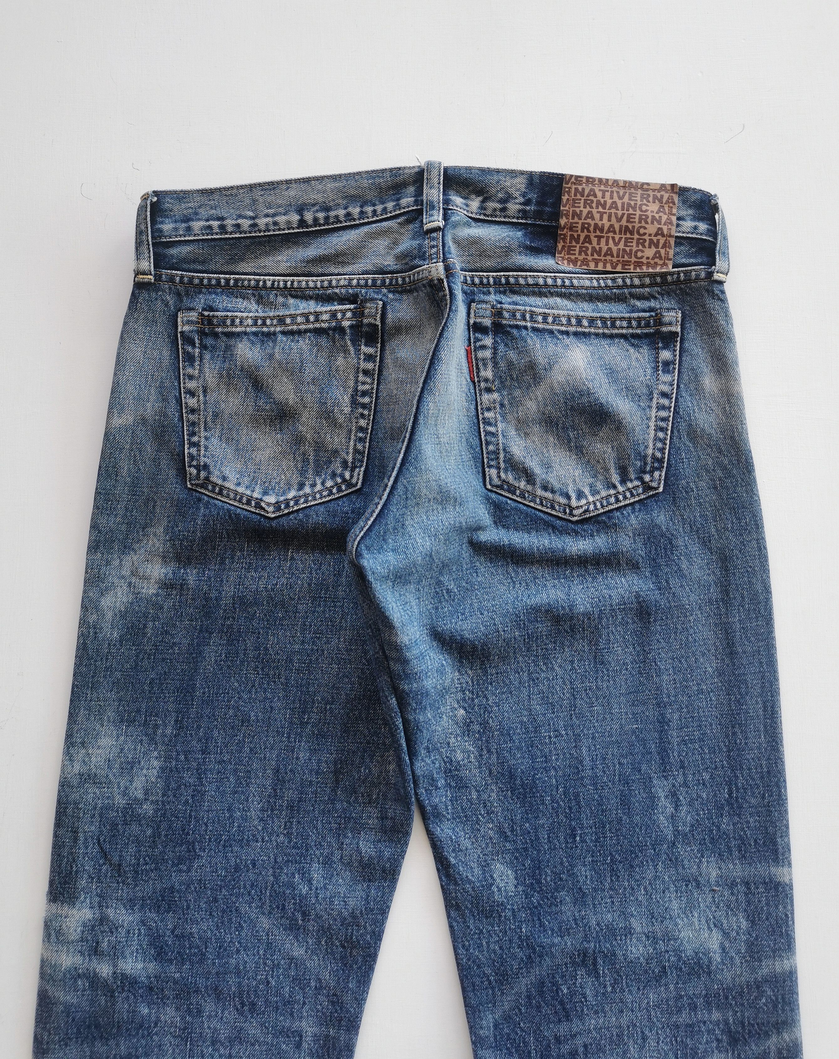 Kapital Distressed Denim Jeans Size US 31 - 10 Thumbnail