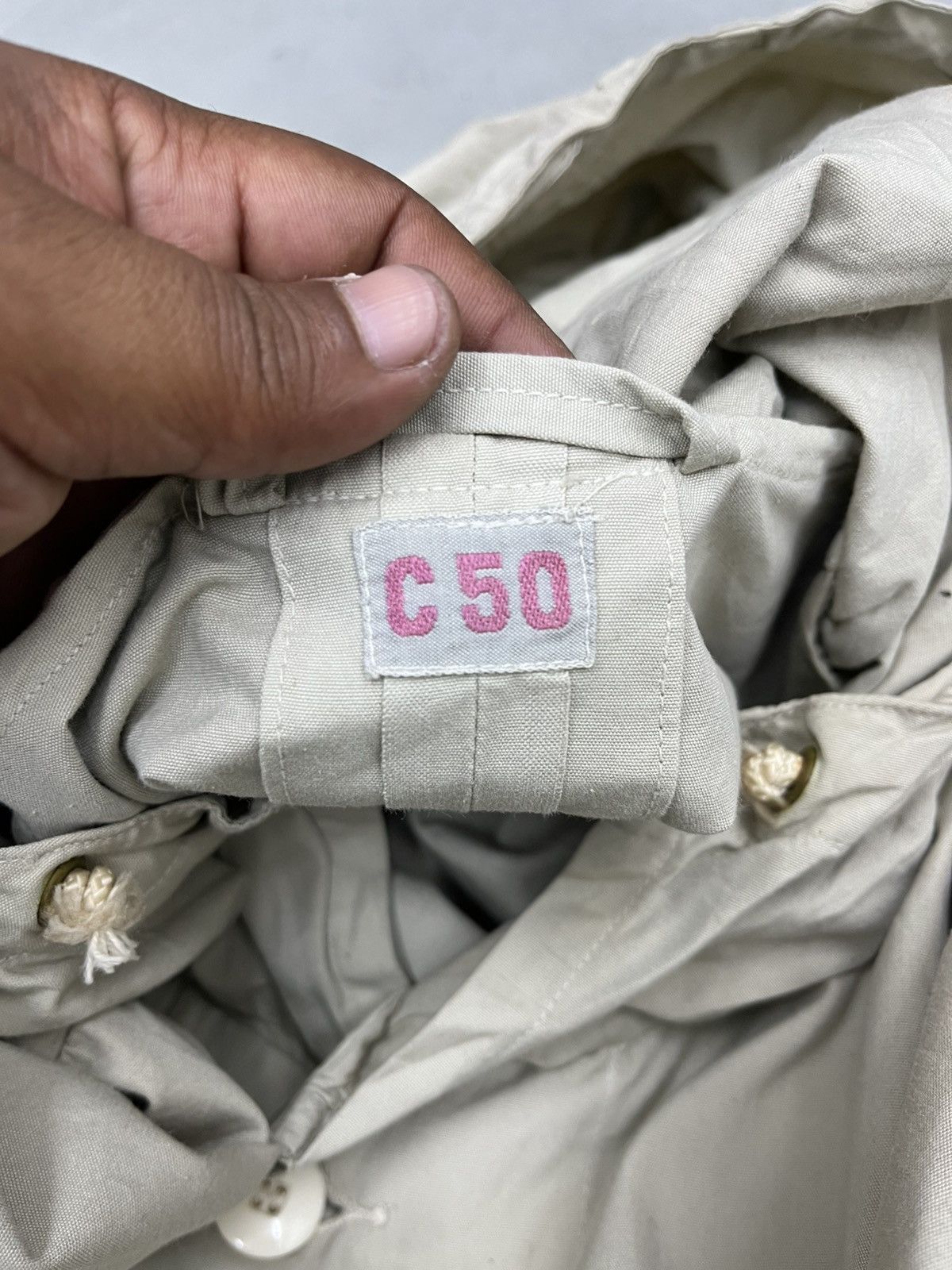 Vintage C-50 70'S SWEDISH ARMY M-62 SNOW PARKA SMOCK Size US L / EU 52-54 / 3 - 12 Thumbnail