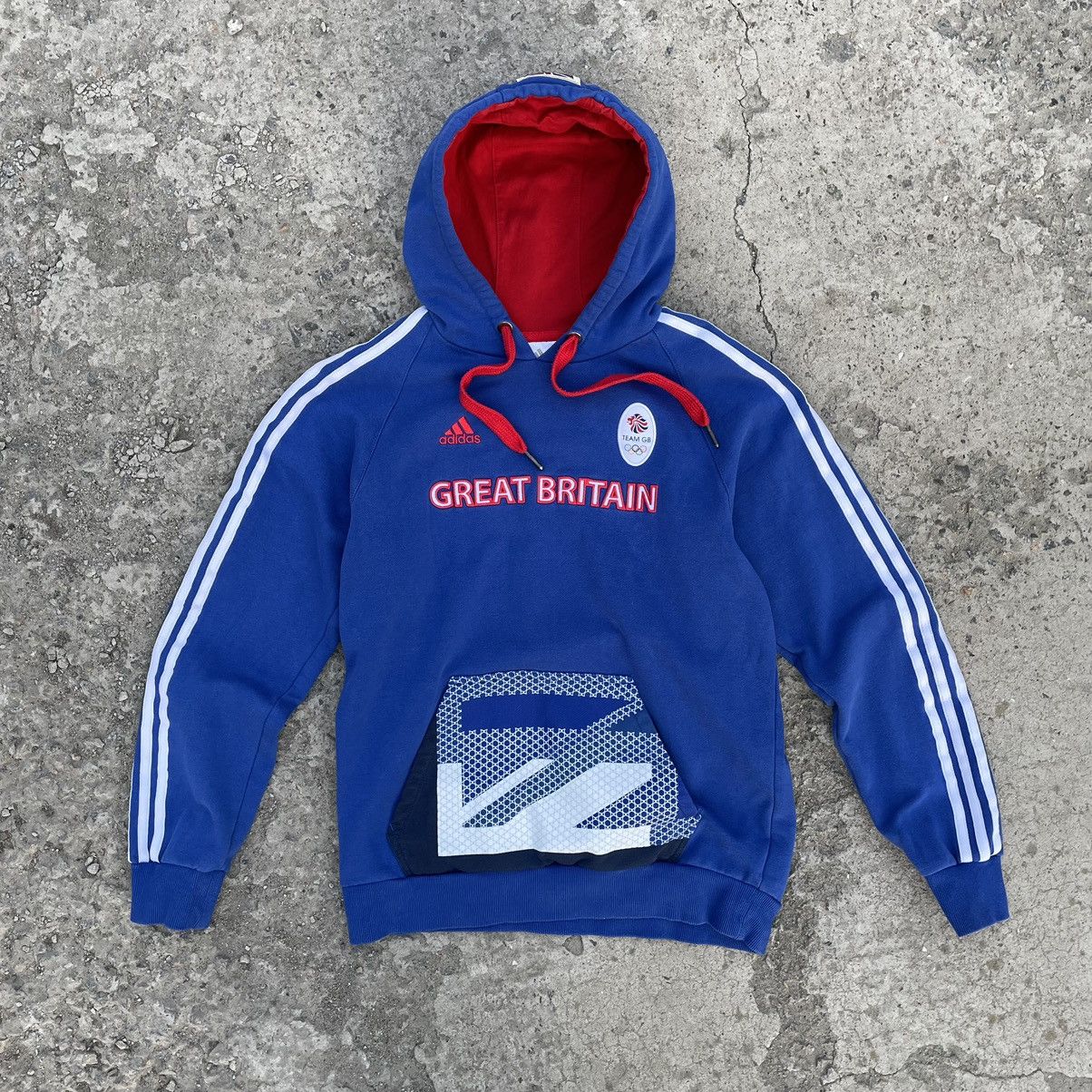Adidas × GR-Uniforma Vintage Adidas & Great Britain Hoodie Team GB Sport 00s Size US S / EU 44-46 / 1 - 1 Thumbnail