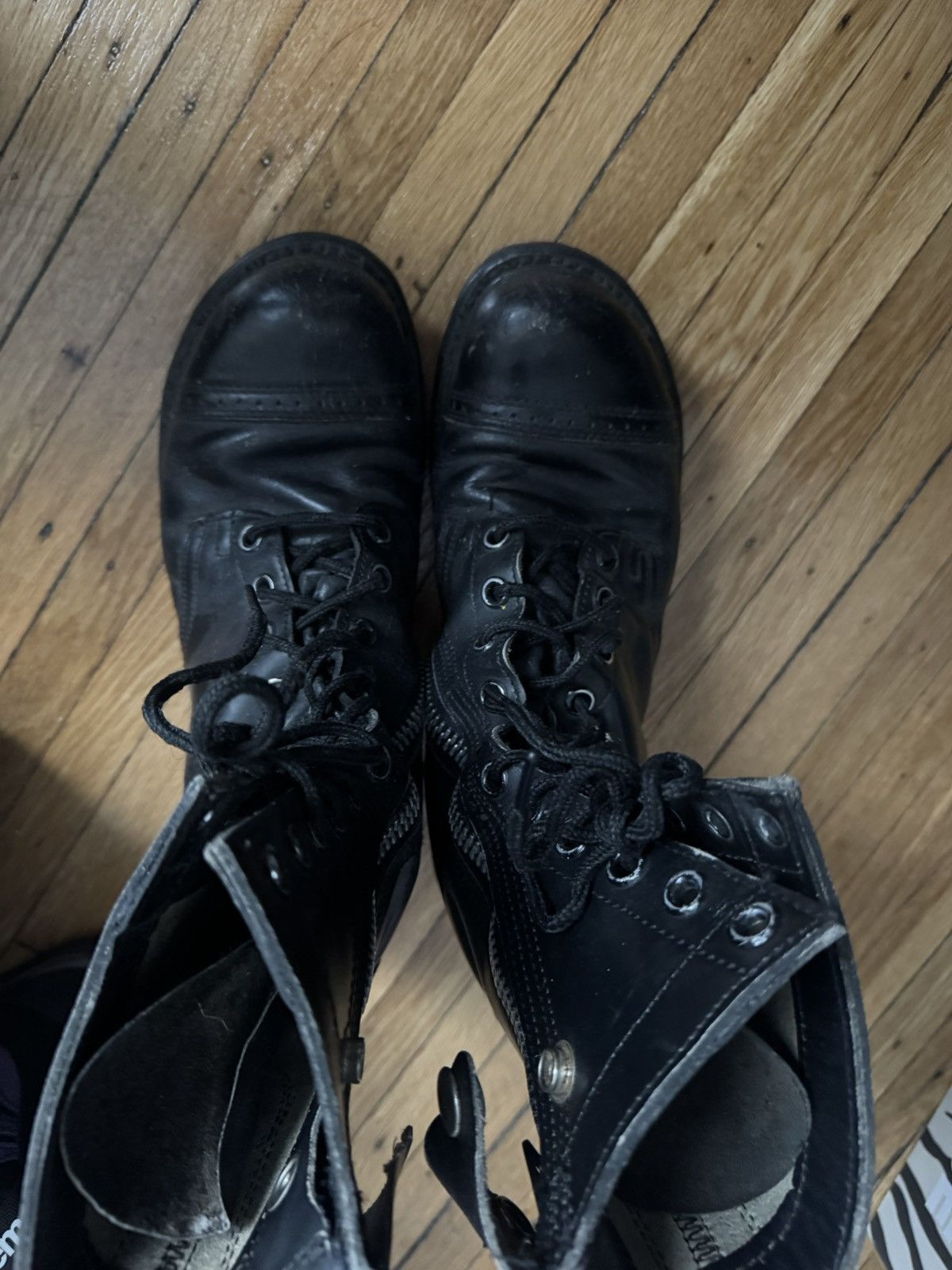 Vintage Vintage 1950s Army Jump boots Size US 10 / EU 43 - 2 Thumbnail