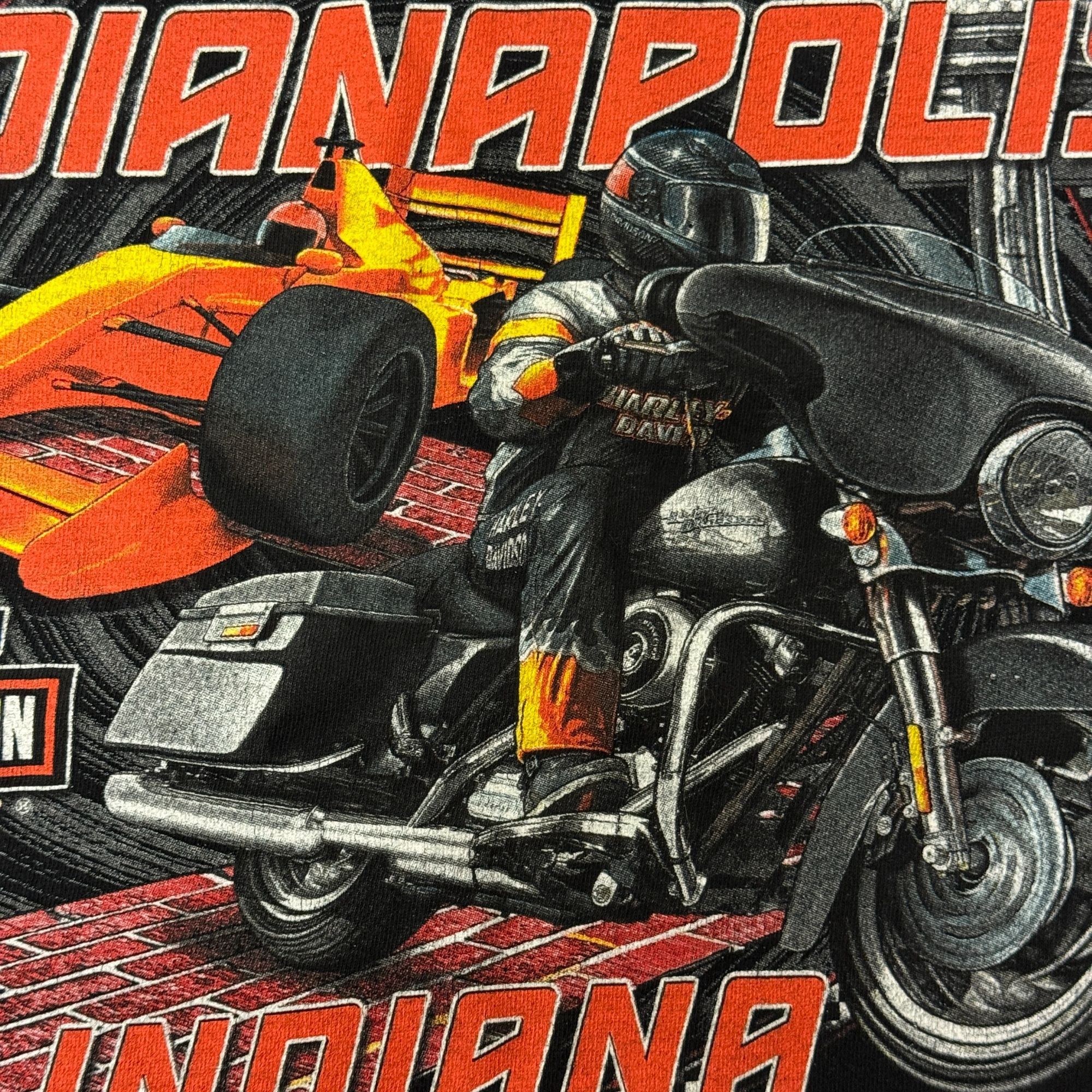 Harley Davidson HD SOARING EAGLE INDIANA RACE CAR Motorcycle Biker T Shirt Size US XXL / EU 58 / 5 - 13 Thumbnail