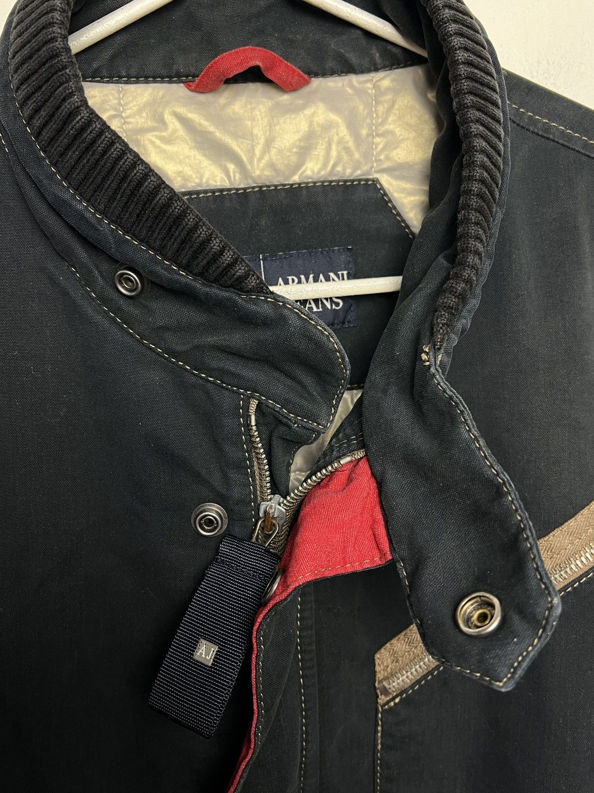 Giorgio Armani armani y2k archive solid work jacket Size US L / EU 52-54 / 3 - 11 Thumbnail