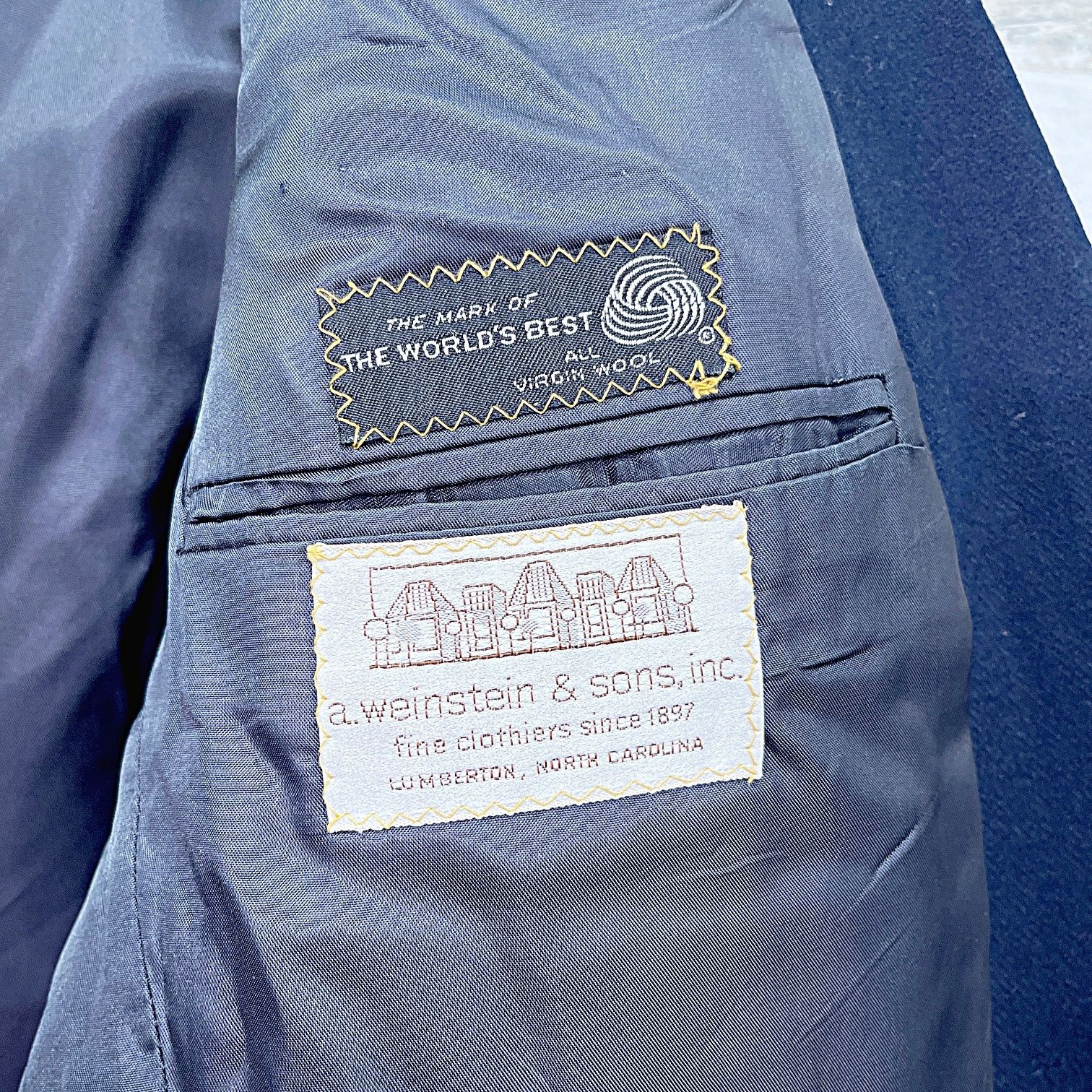 Polo Ralph Lauren Polo University Ralph Lauren Vintage Doeskin Blazer Navy 38R Size 42R - 9 Thumbnail