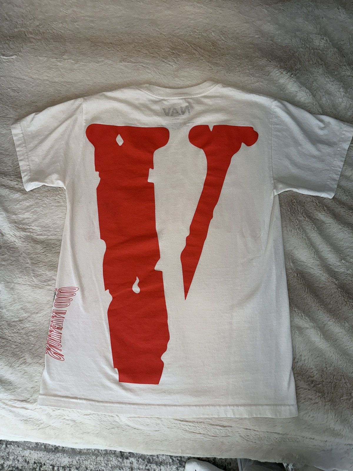 Vlone Nav x Vlone Bad Habits Tee White Size US S / EU 44-46 / 1 - 2 Thumbnail